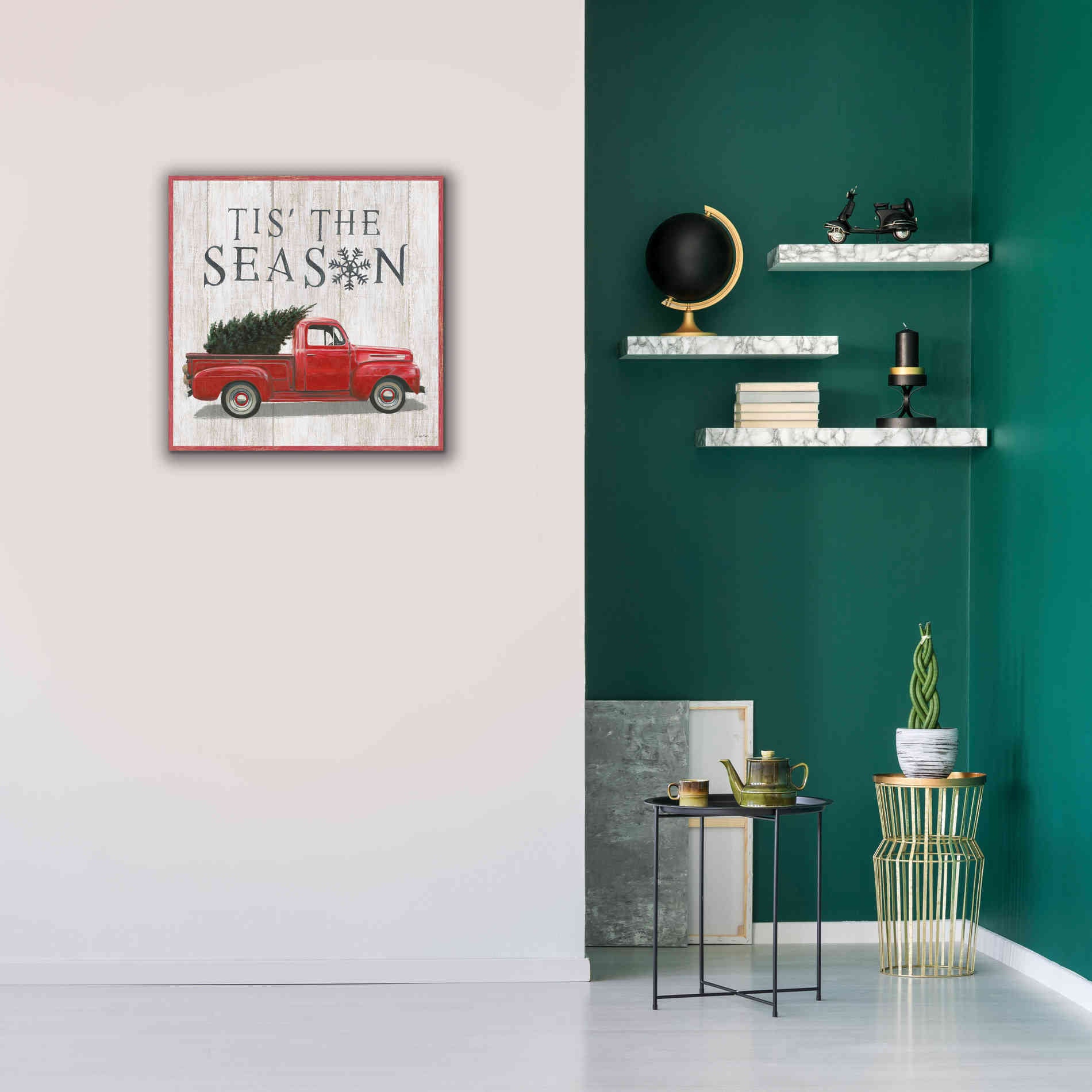 'Christmas Affinity XI' by James Wiens, Canvas Wall Art,26 x 26