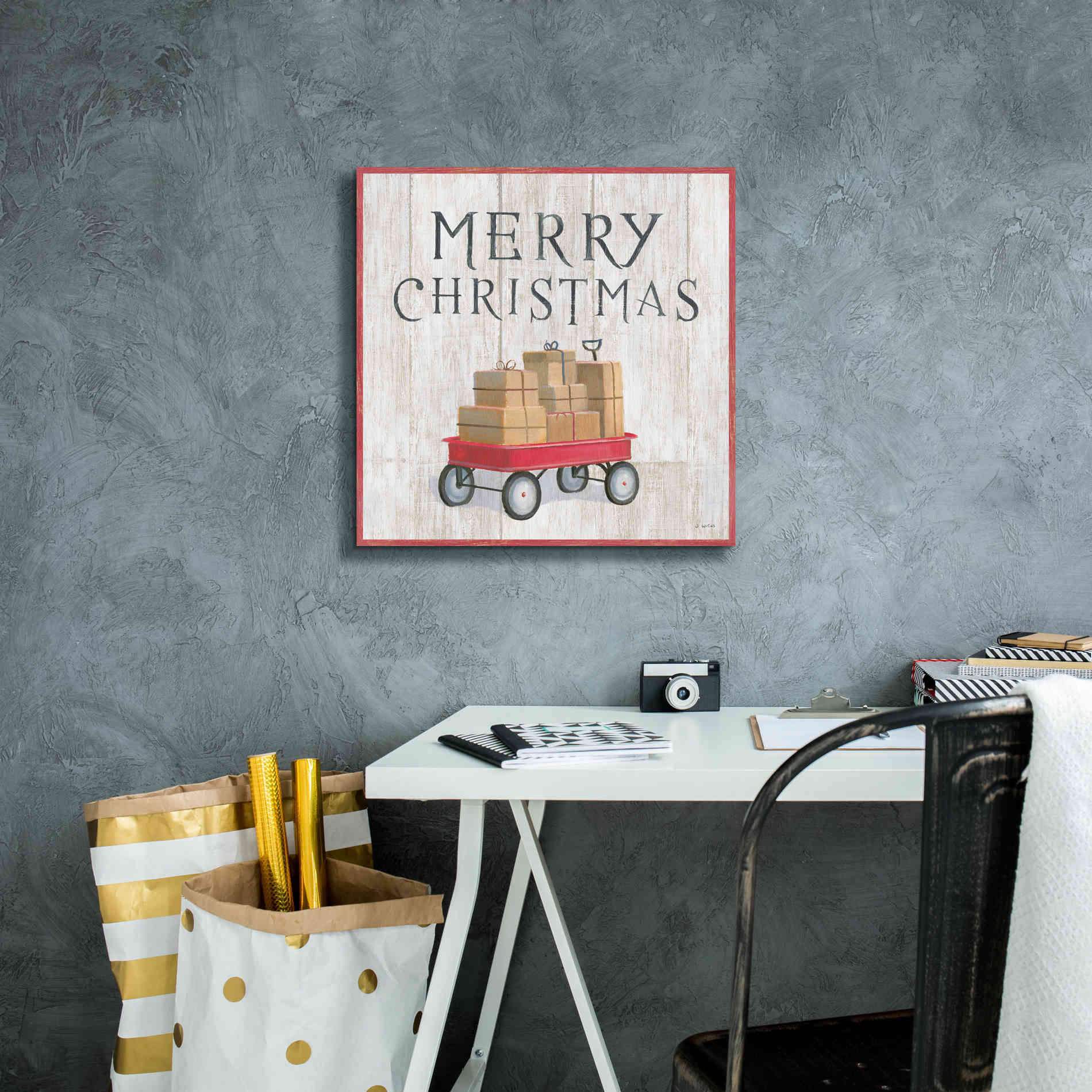 'Christmas Affinity XII' by James Wiens, Canvas Wall Art,18 x 18