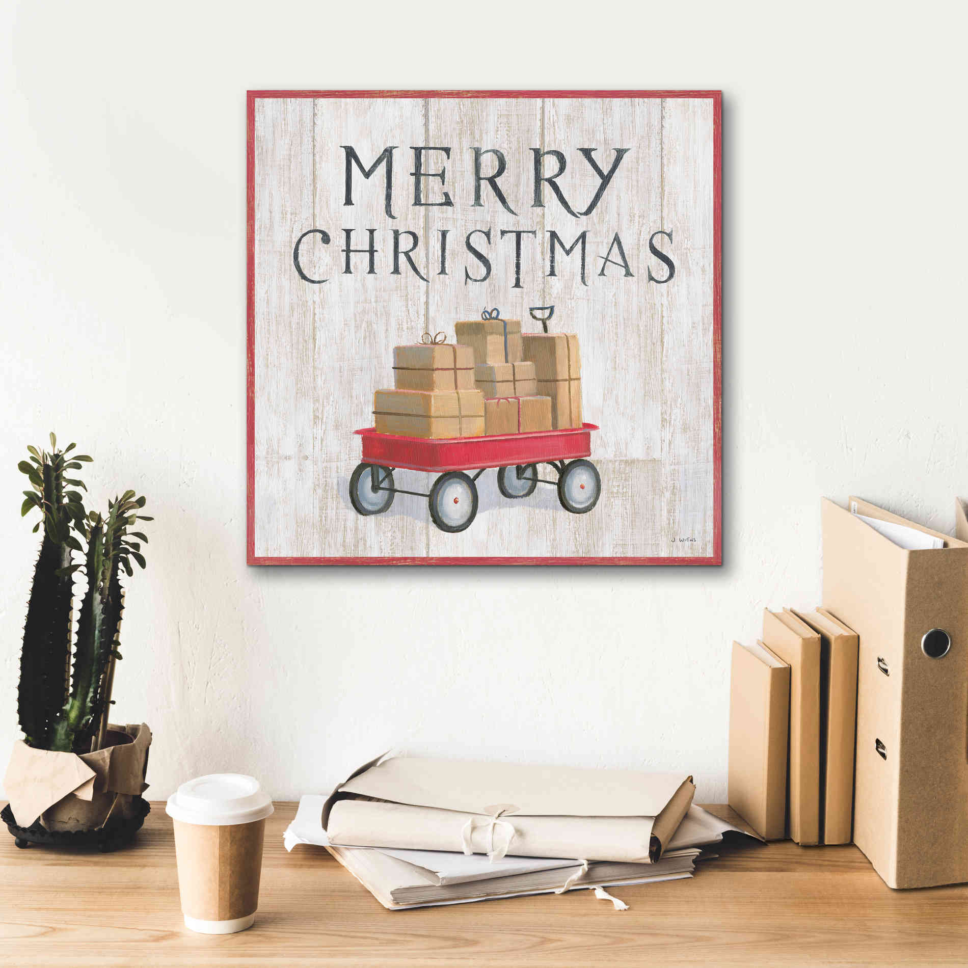 'Christmas Affinity XII' by James Wiens, Canvas Wall Art,18 x 18