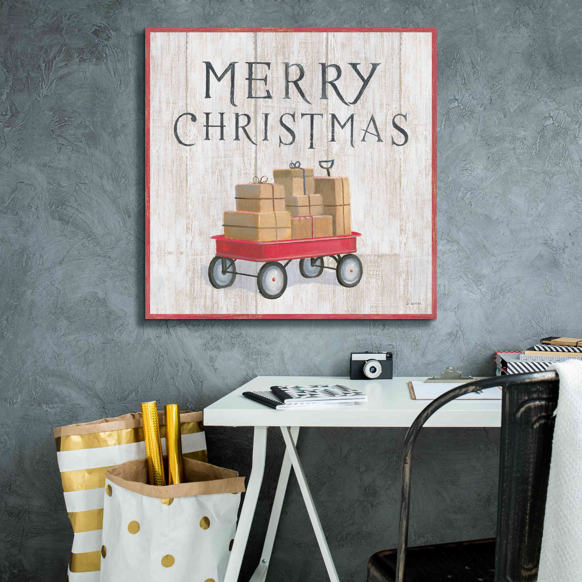 'Christmas Affinity XII' by James Wiens, Canvas Wall Art,26 x 26