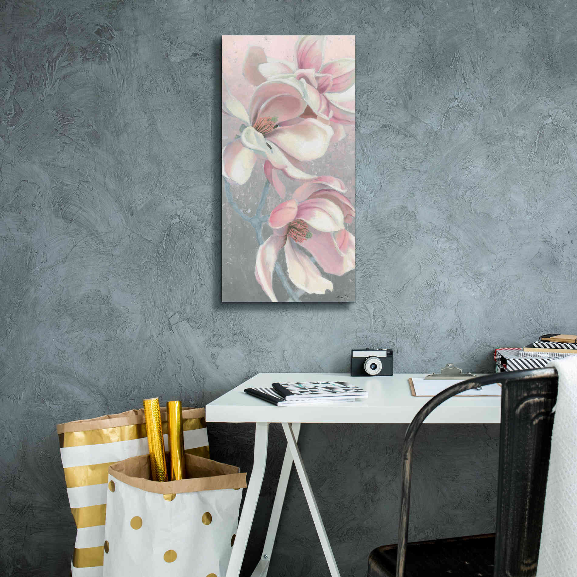 'Sunrise Blossom I' by James Wiens, Canvas Wall Art,12 x 24