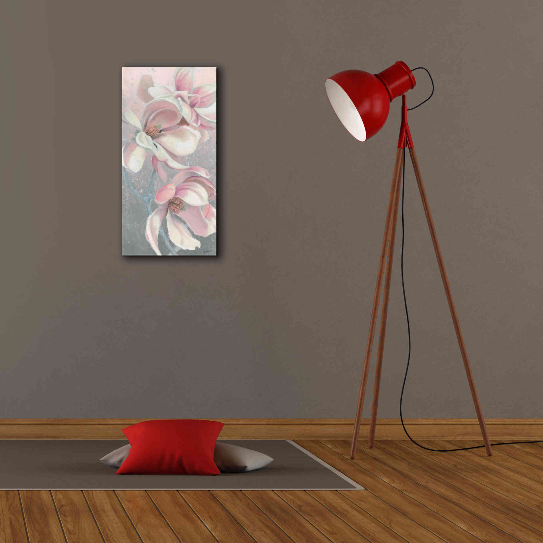 'Sunrise Blossom I' by James Wiens, Canvas Wall Art,12 x 24