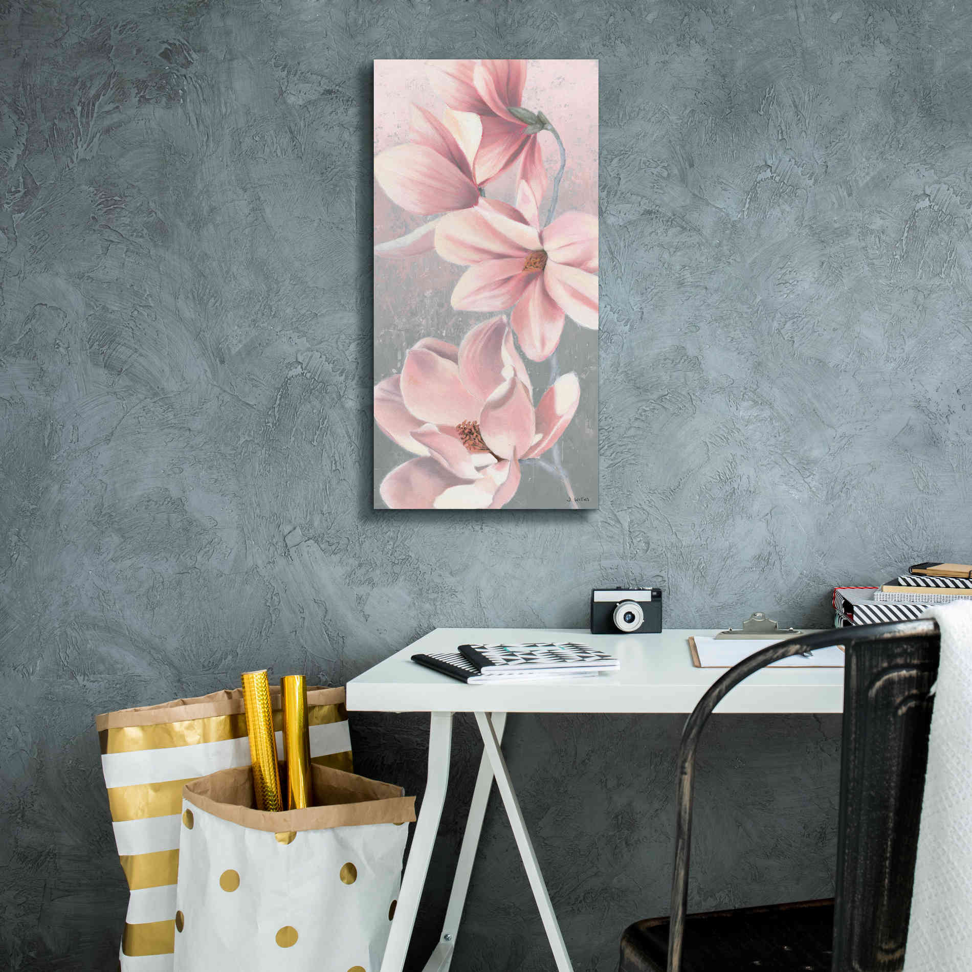 'Sunrise Blossom II' by James Wiens, Canvas Wall Art,12 x 24