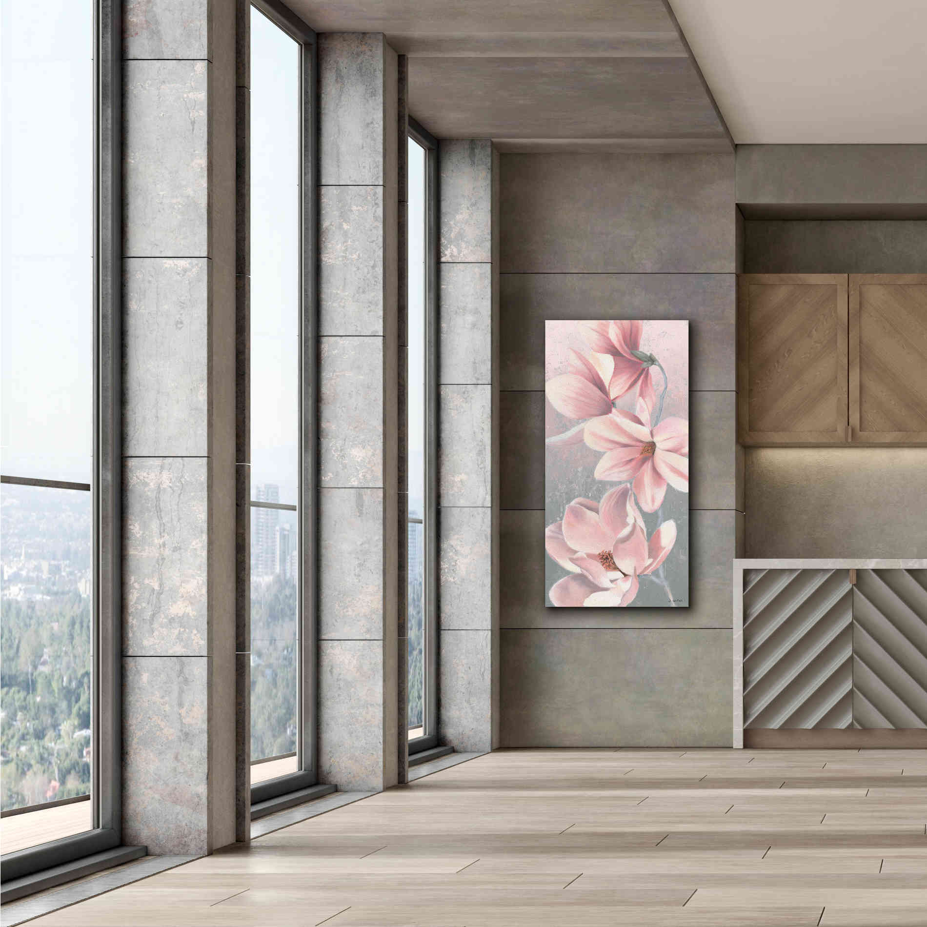 'Sunrise Blossom II' by James Wiens, Canvas Wall Art,30 x 60