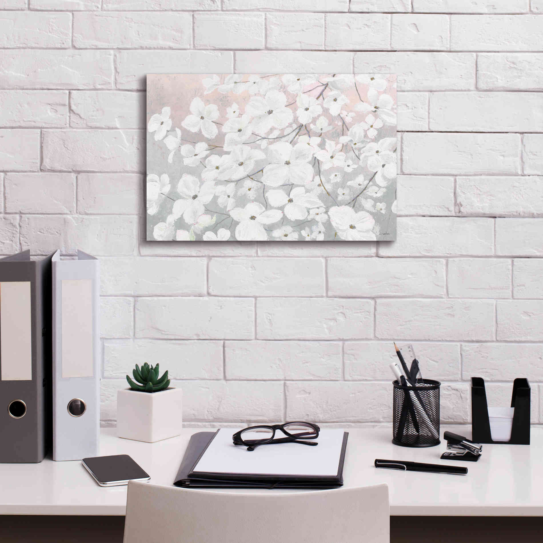 'Bringing in Blossoms' by James Wiens, Canvas Wall Art,18 x 12