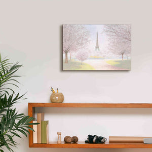 'Pretty Paris' by James Wiens, Canvas Wall Art,18 x 12
