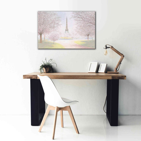 Image of 'Pretty Paris' by James Wiens, Canvas Wall Art,40 x 26