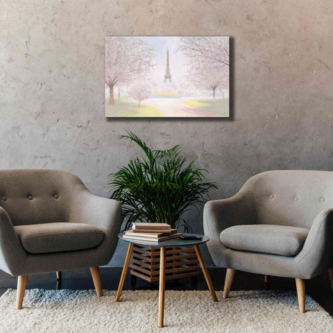 Image of 'Pretty Paris' by James Wiens, Canvas Wall Art,40 x 26