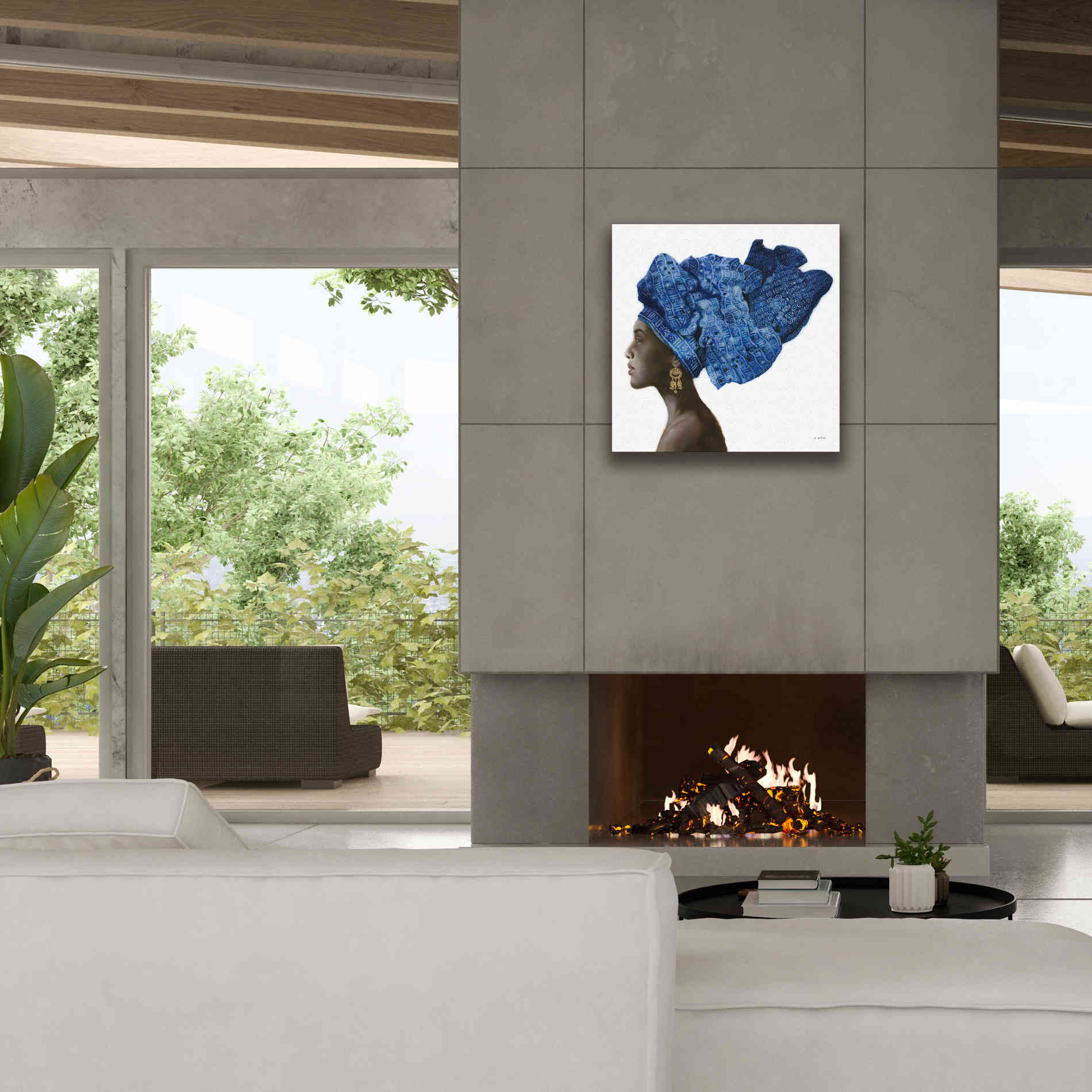 'Pure Style' by James Wiens, Canvas Wall Art,26 x 26