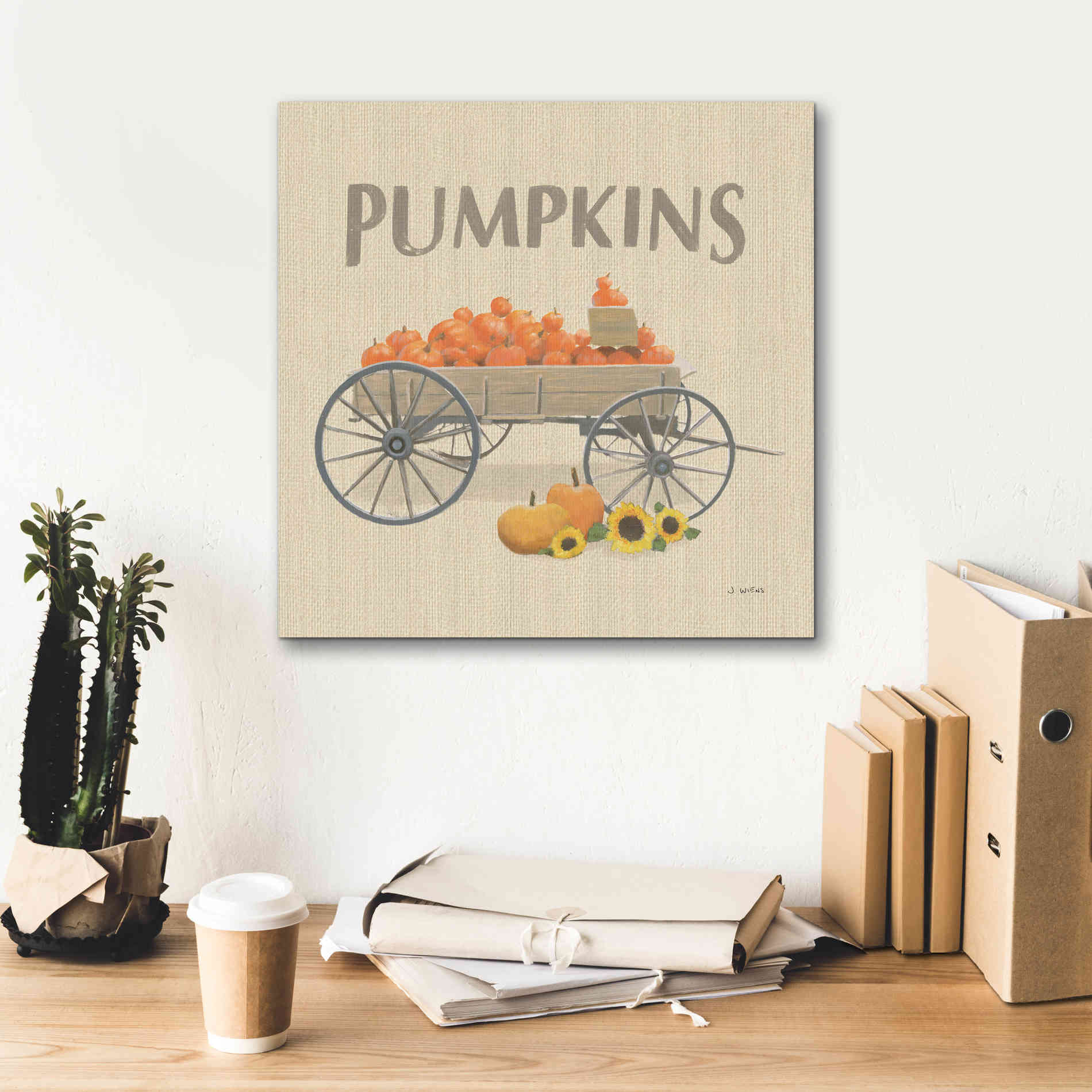 'Heartland Harvest Moments IV' by James Wiens, Canvas Wall Art,18 x 18