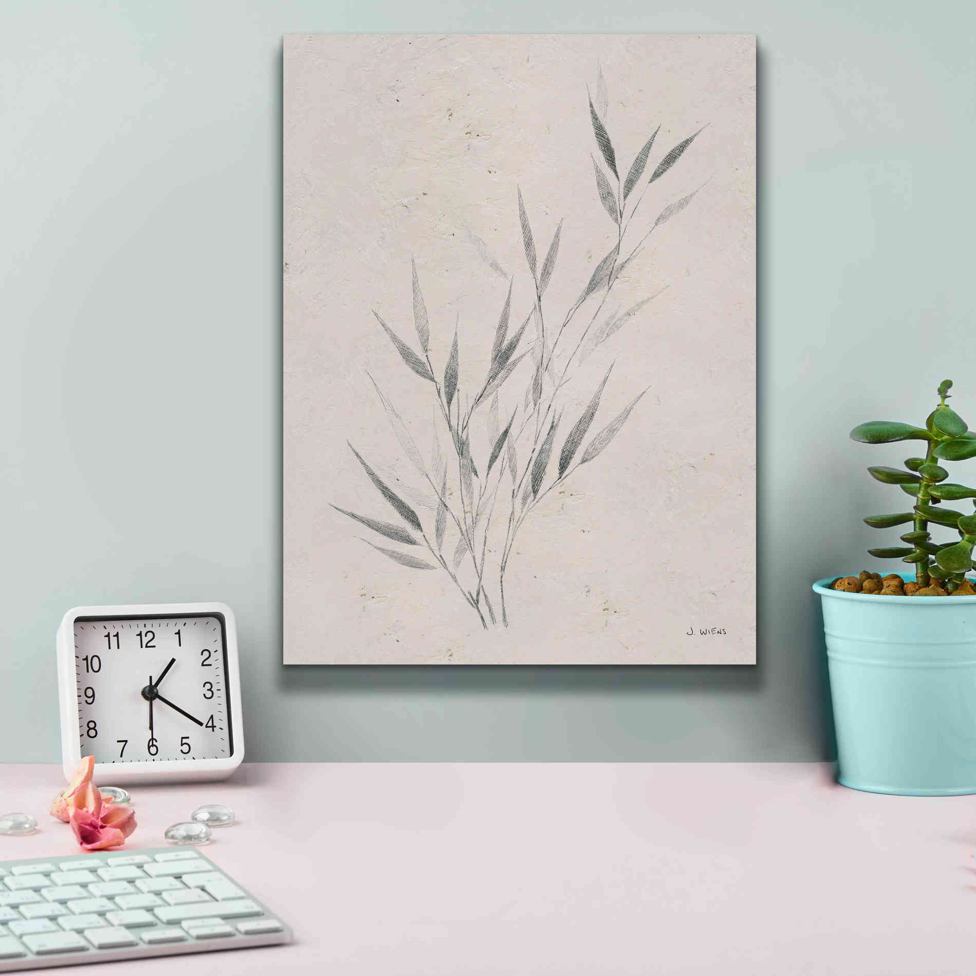 'Soft Summer Sketches III' by James Wiens, Canvas Wall Art,12 x 16