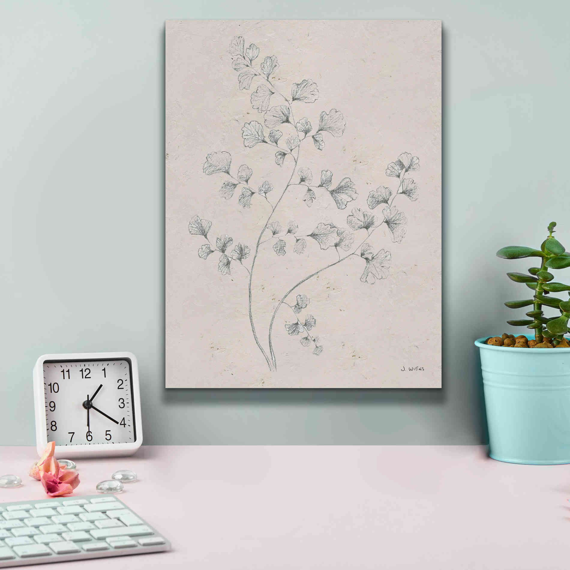 'Soft Summer Sketches IV' by James Wiens, Canvas Wall Art,12 x 16