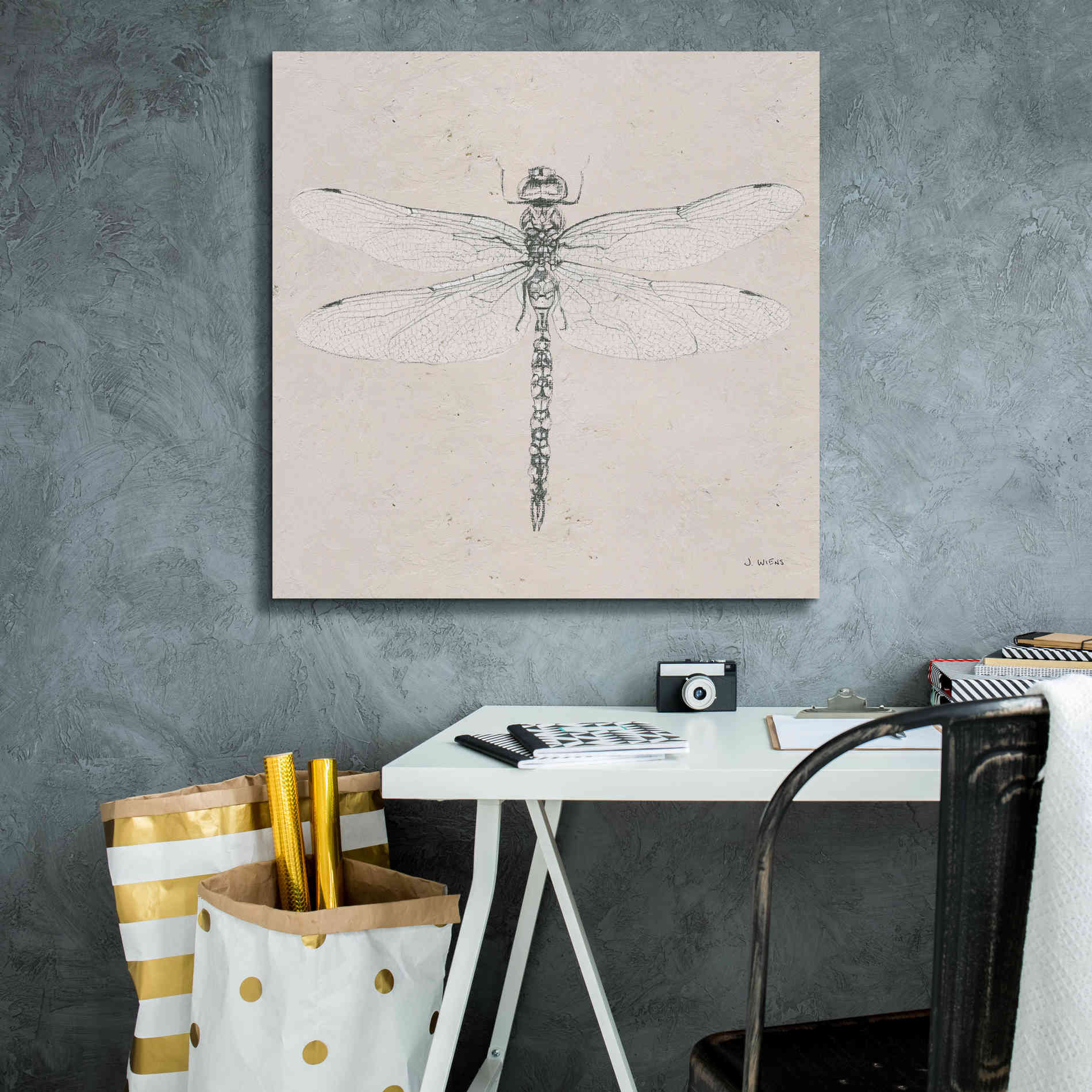 'Soft Summer Sketches VI' by James Wiens, Canvas Wall Art,26 x 26