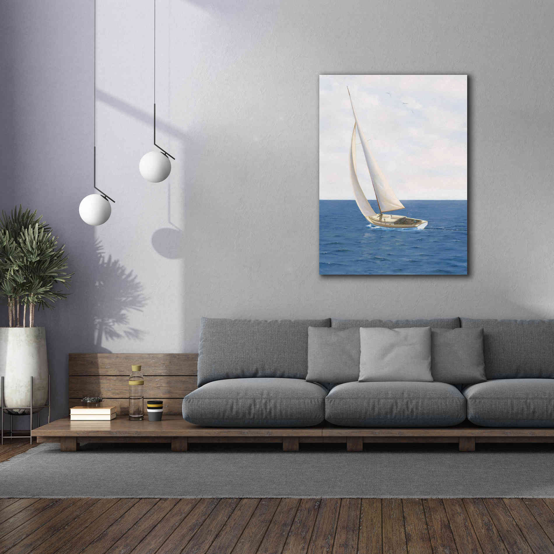 'A Day at Sea II' by James Wiens, Canvas Wall Art,40 x 54