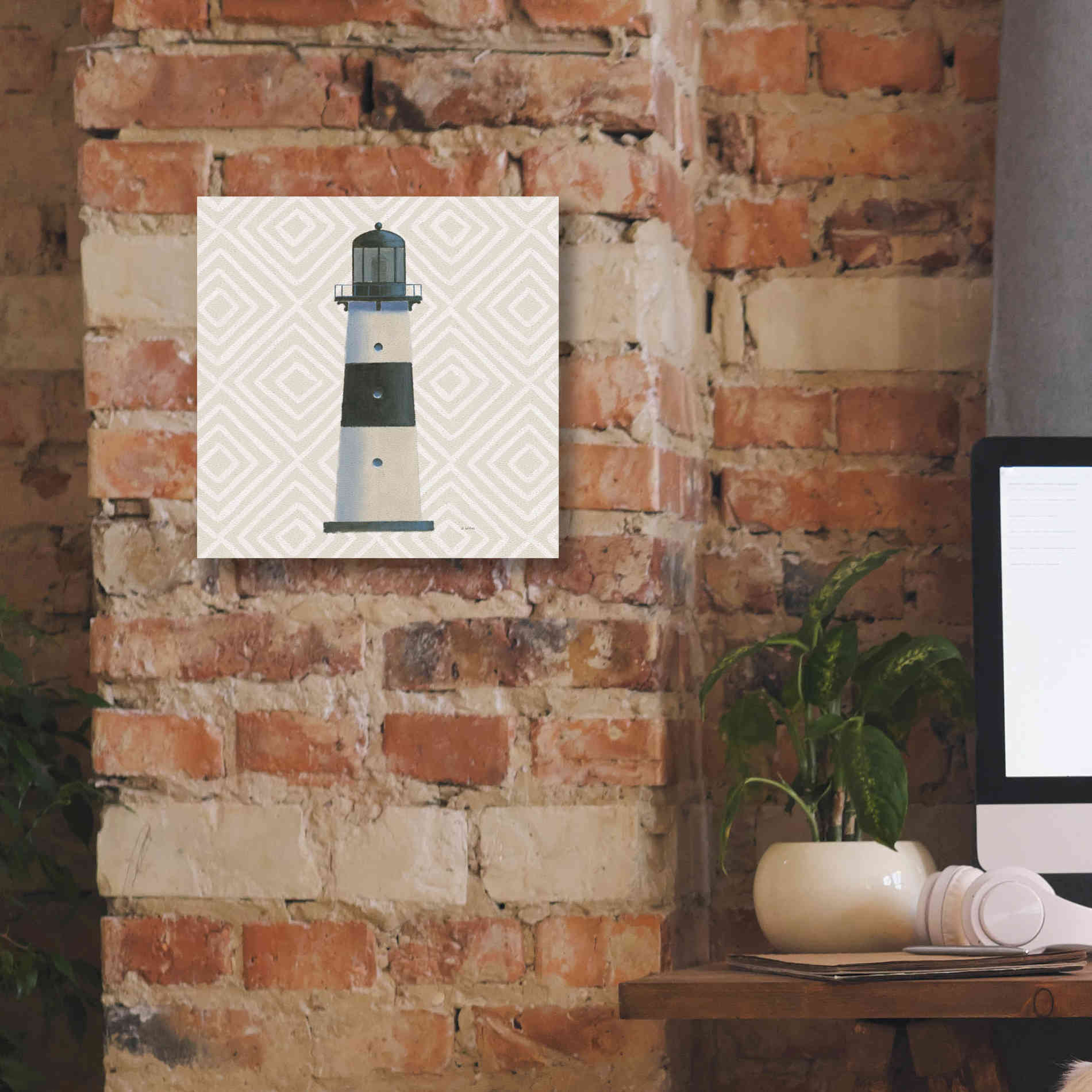 'A Day at Sea III' by James Wiens, Canvas Wall Art,12 x 12