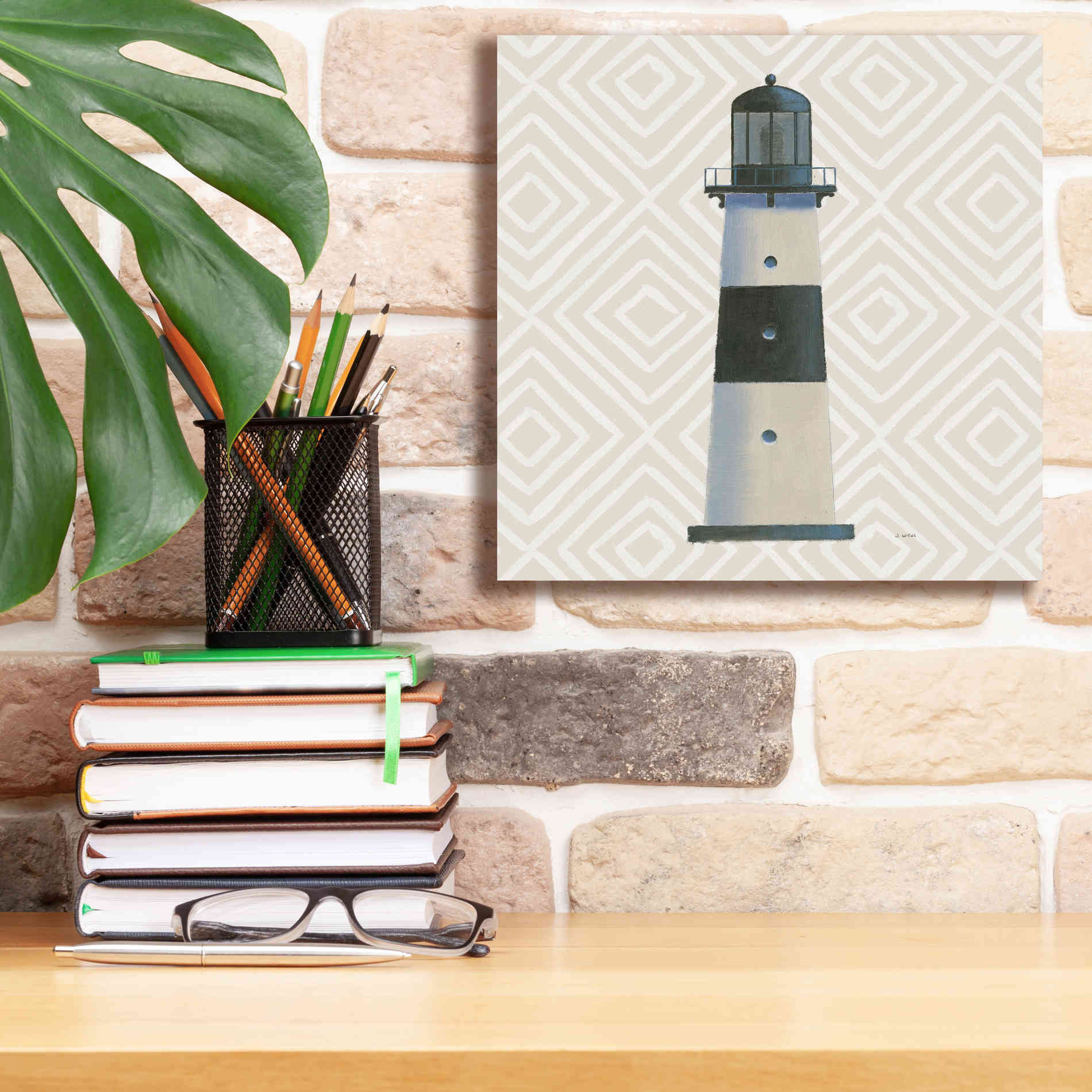 'A Day at Sea III' by James Wiens, Canvas Wall Art,12 x 12