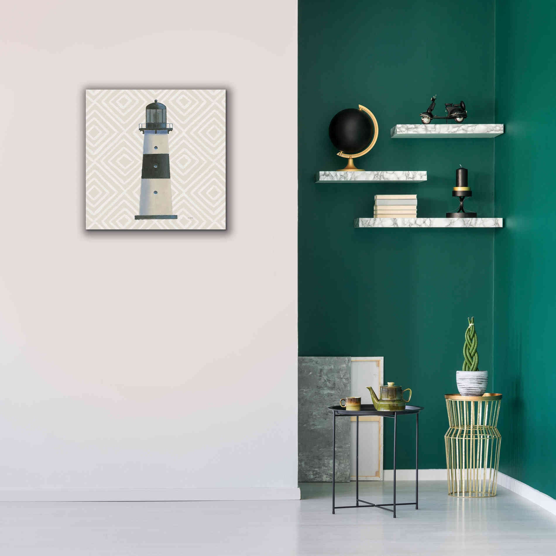 'A Day at Sea III' by James Wiens, Canvas Wall Art,26 x 26