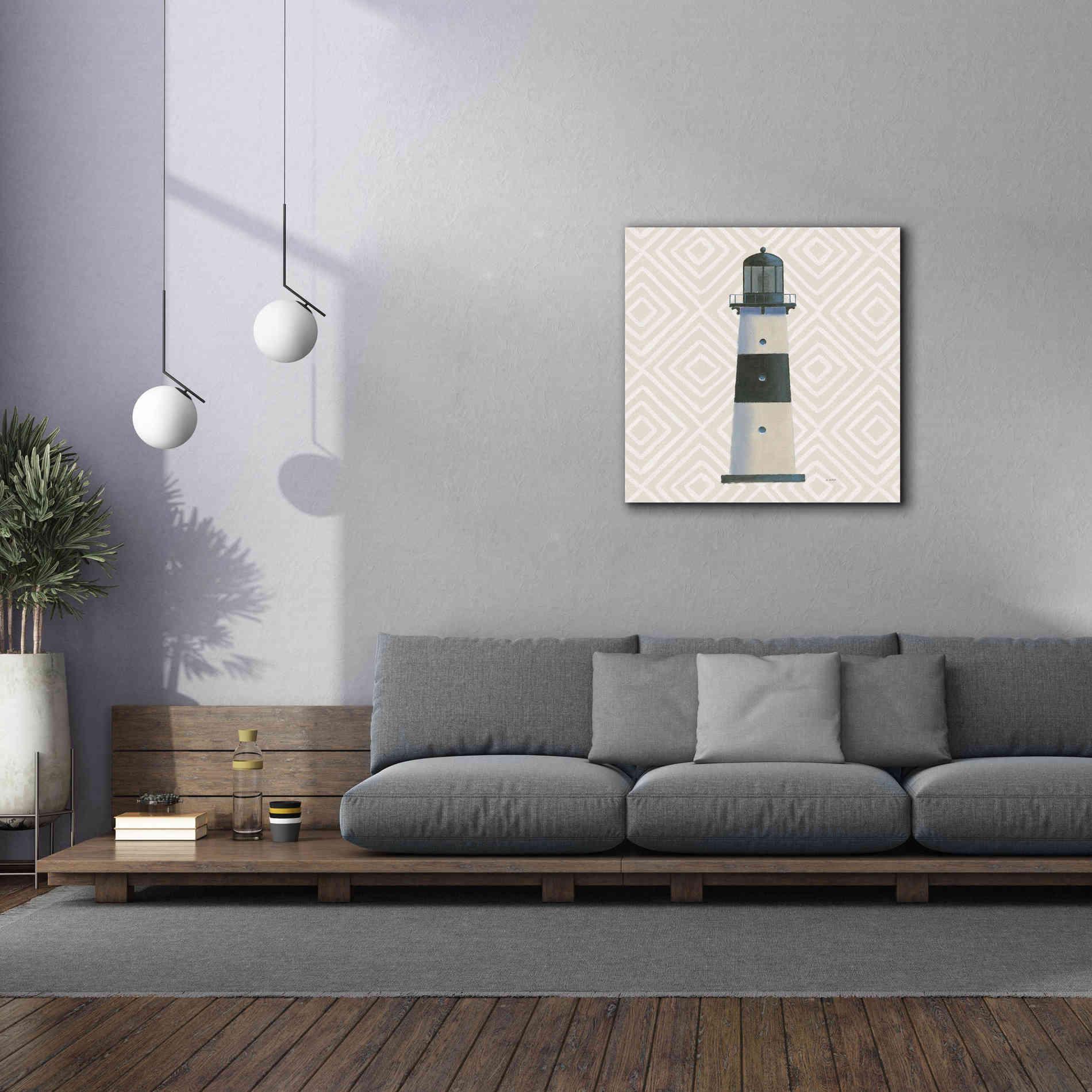 'A Day at Sea III' by James Wiens, Canvas Wall Art,37 x 37