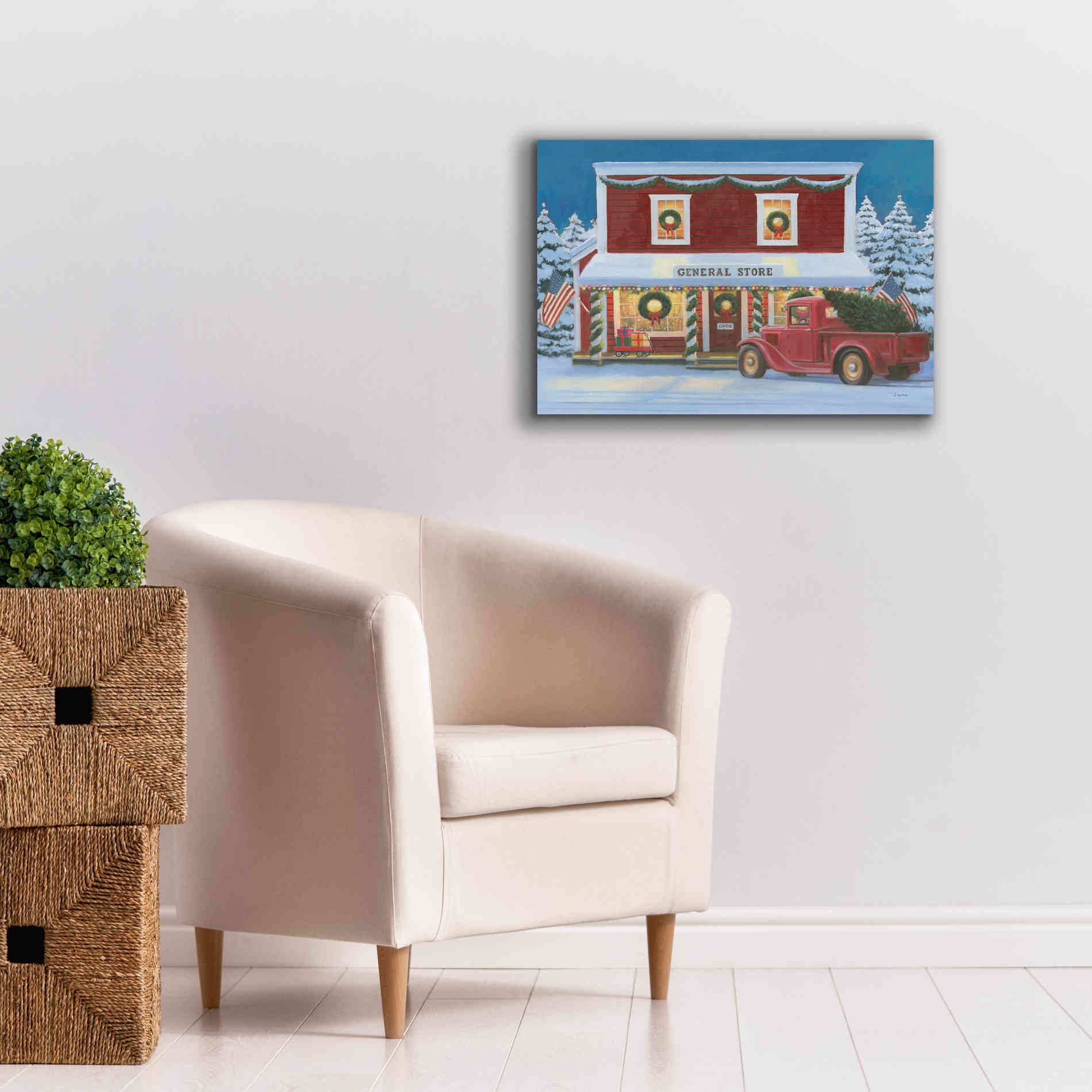 'Holiday Moments I' by James Wiens, Canvas Wall Art,26 x 18