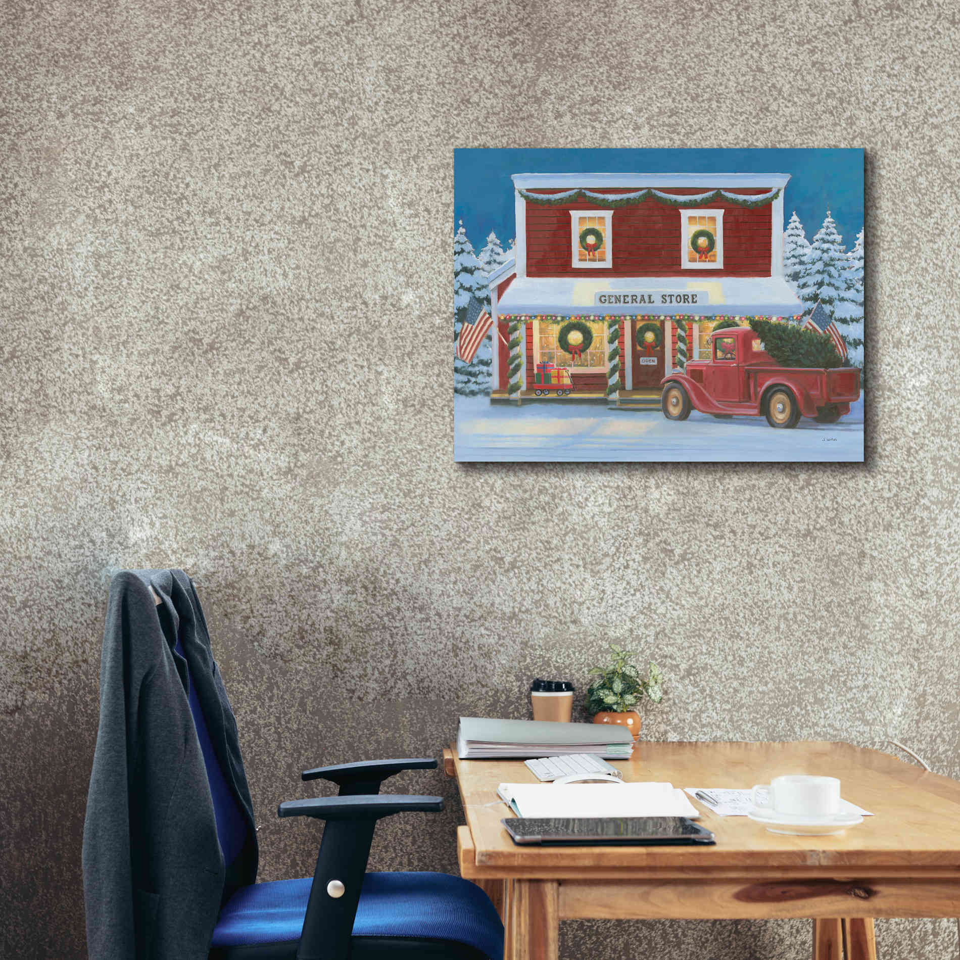 'Holiday Moments I' by James Wiens, Canvas Wall Art,34 x 26