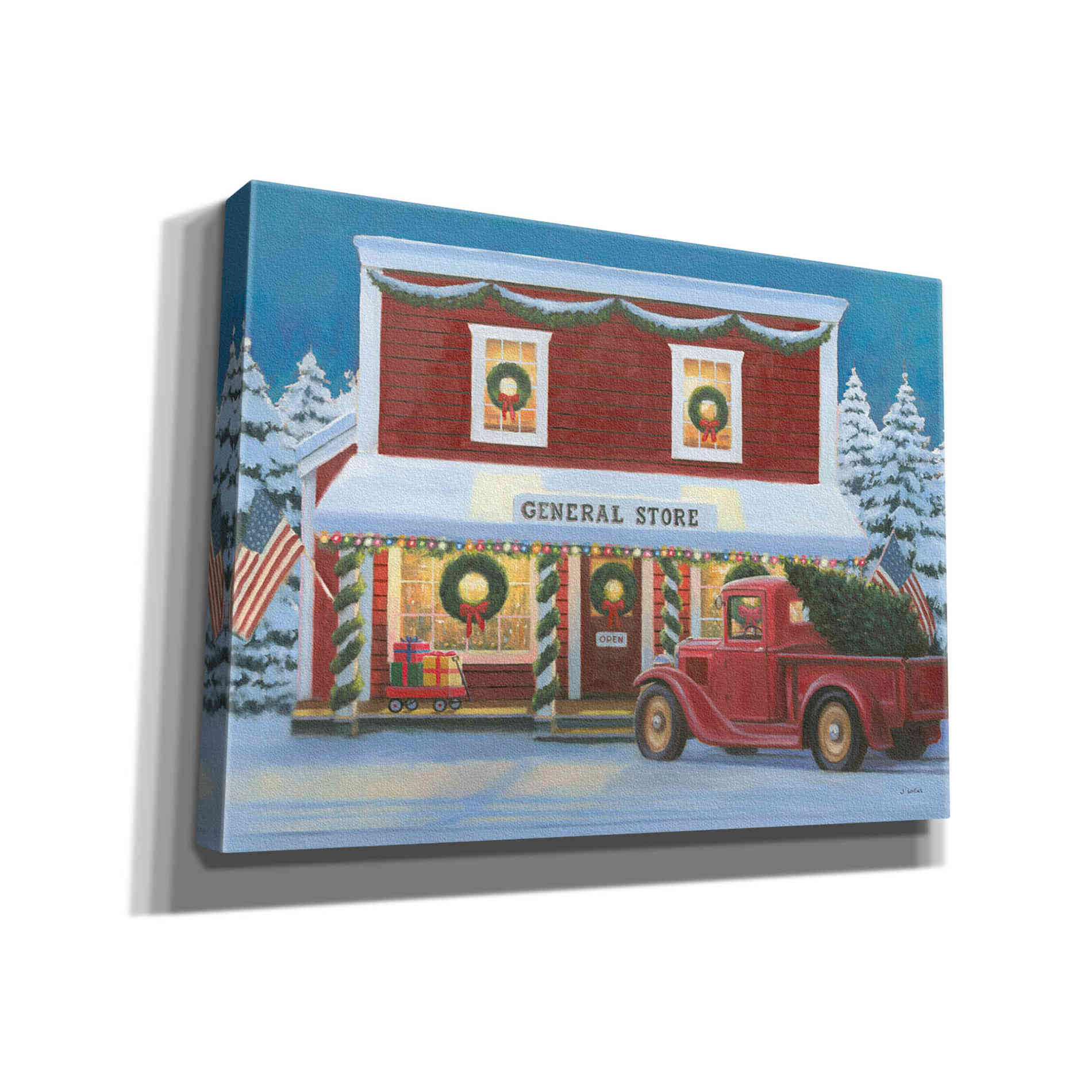 'Holiday Moments I' by James Wiens, Canvas Wall Art,16x12x1.1x0,26x18x1.1x0,34x26x1.74x0,54x40x1.74x0