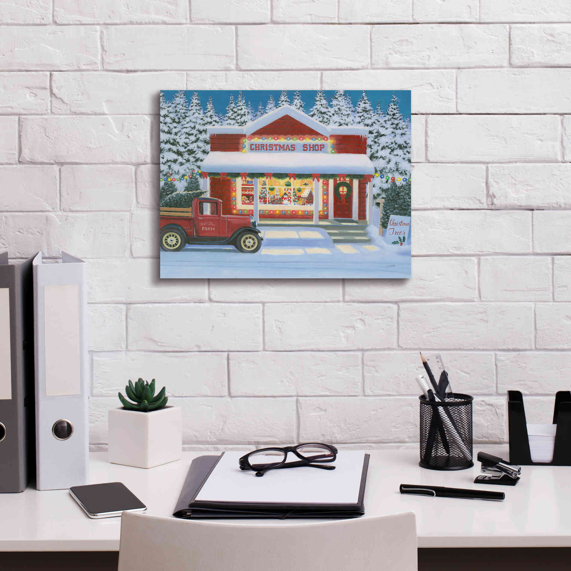 'Holiday Moments II' by James Wiens, Canvas Wall Art,16 x 12