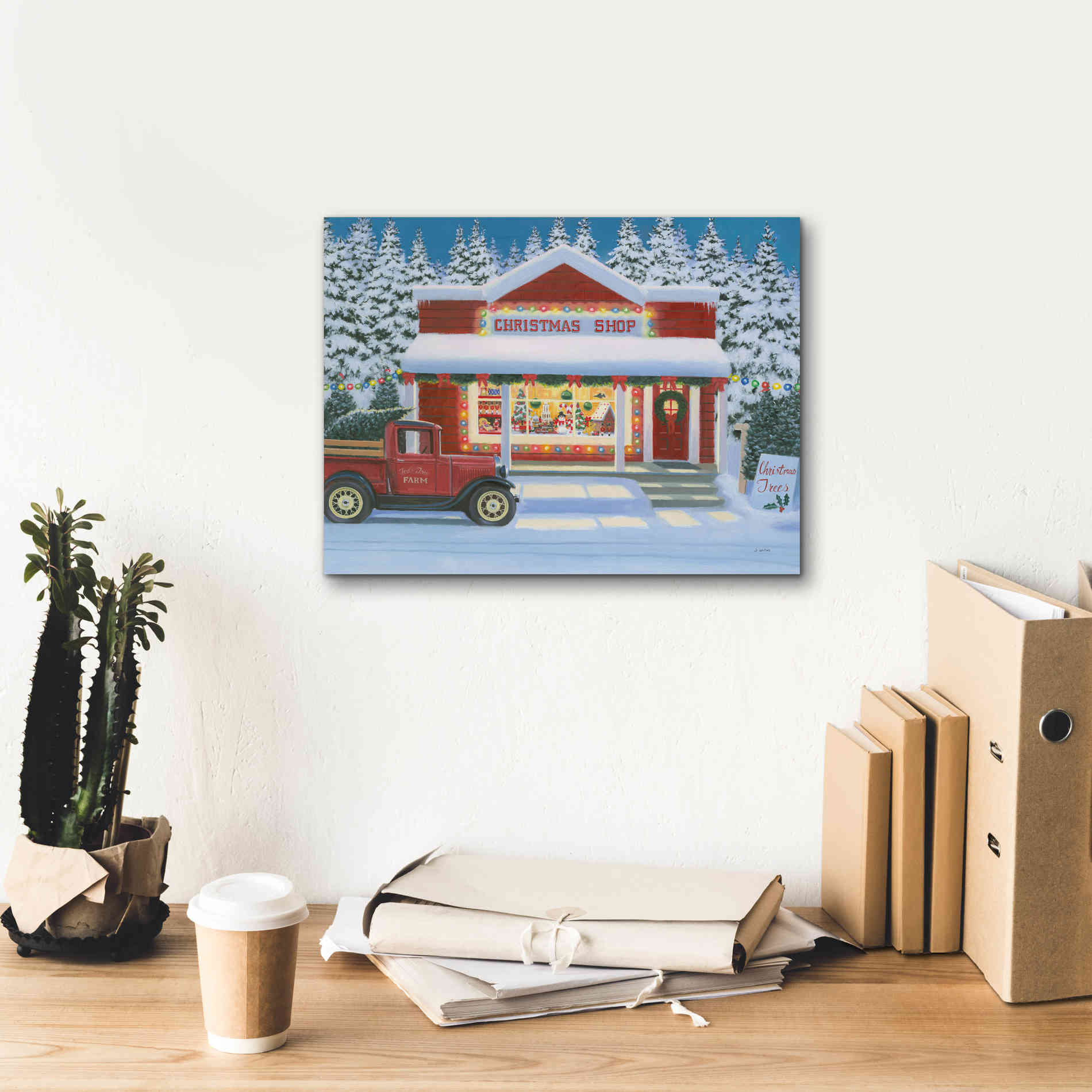 'Holiday Moments II' by James Wiens, Canvas Wall Art,16 x 12
