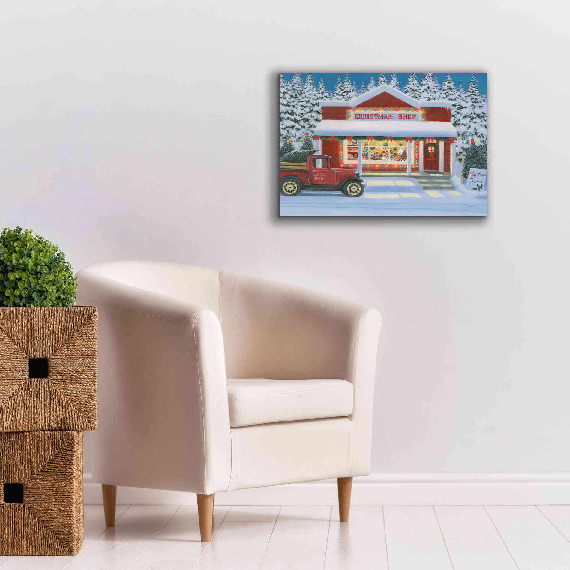 'Holiday Moments II' by James Wiens, Canvas Wall Art,26 x 18
