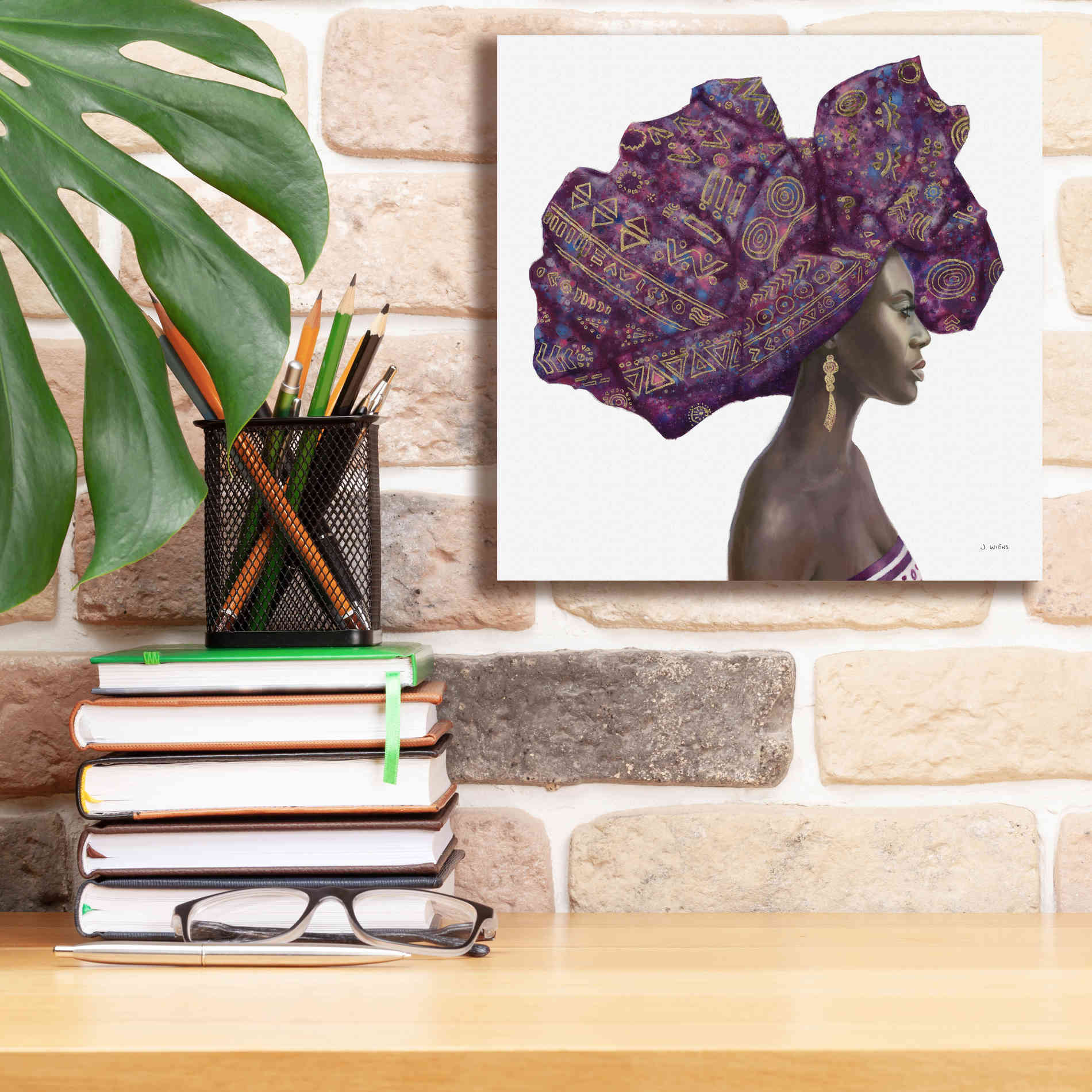 'Pure Style II' by James Wiens, Canvas Wall Art,12 x 12