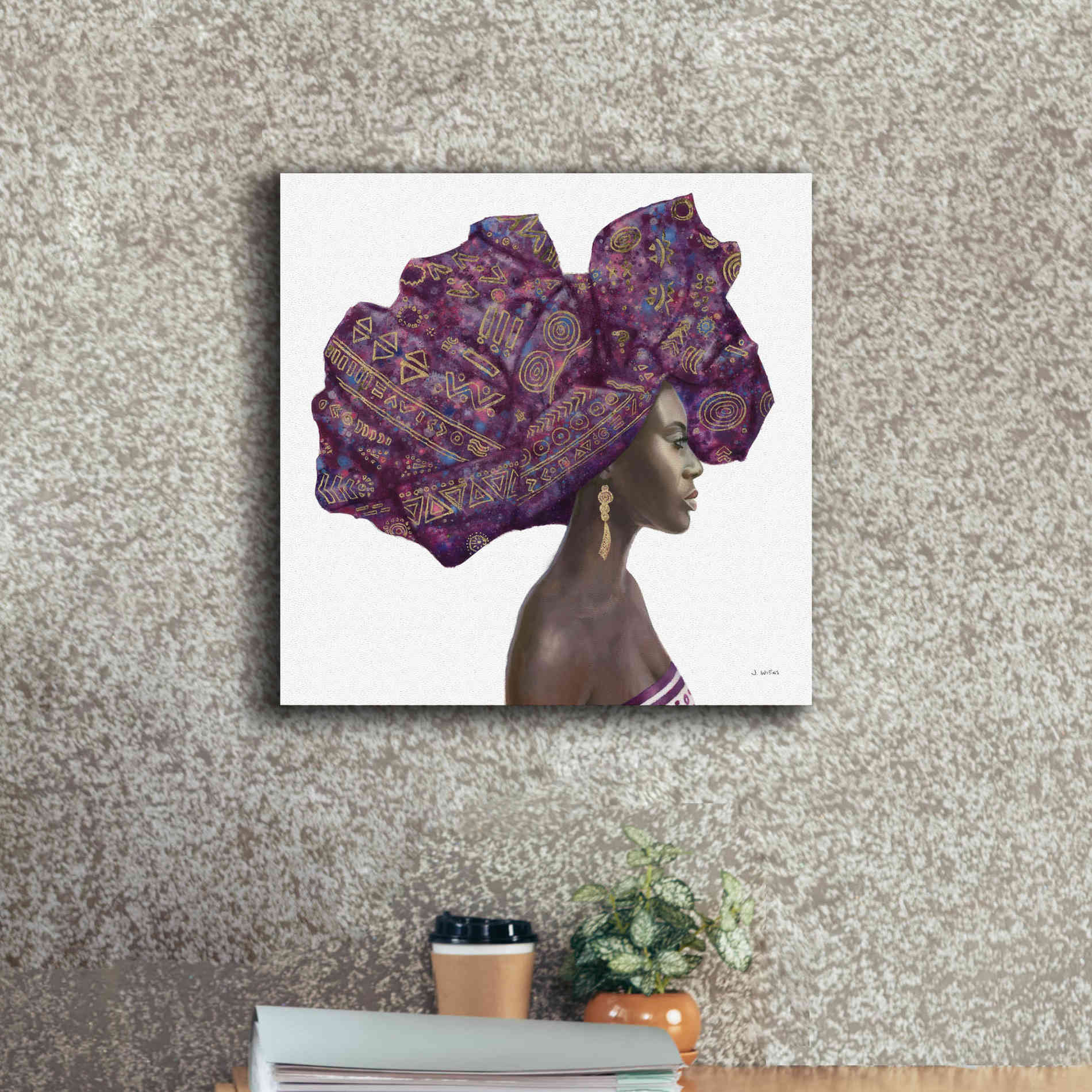 'Pure Style II' by James Wiens, Canvas Wall Art,18 x 18