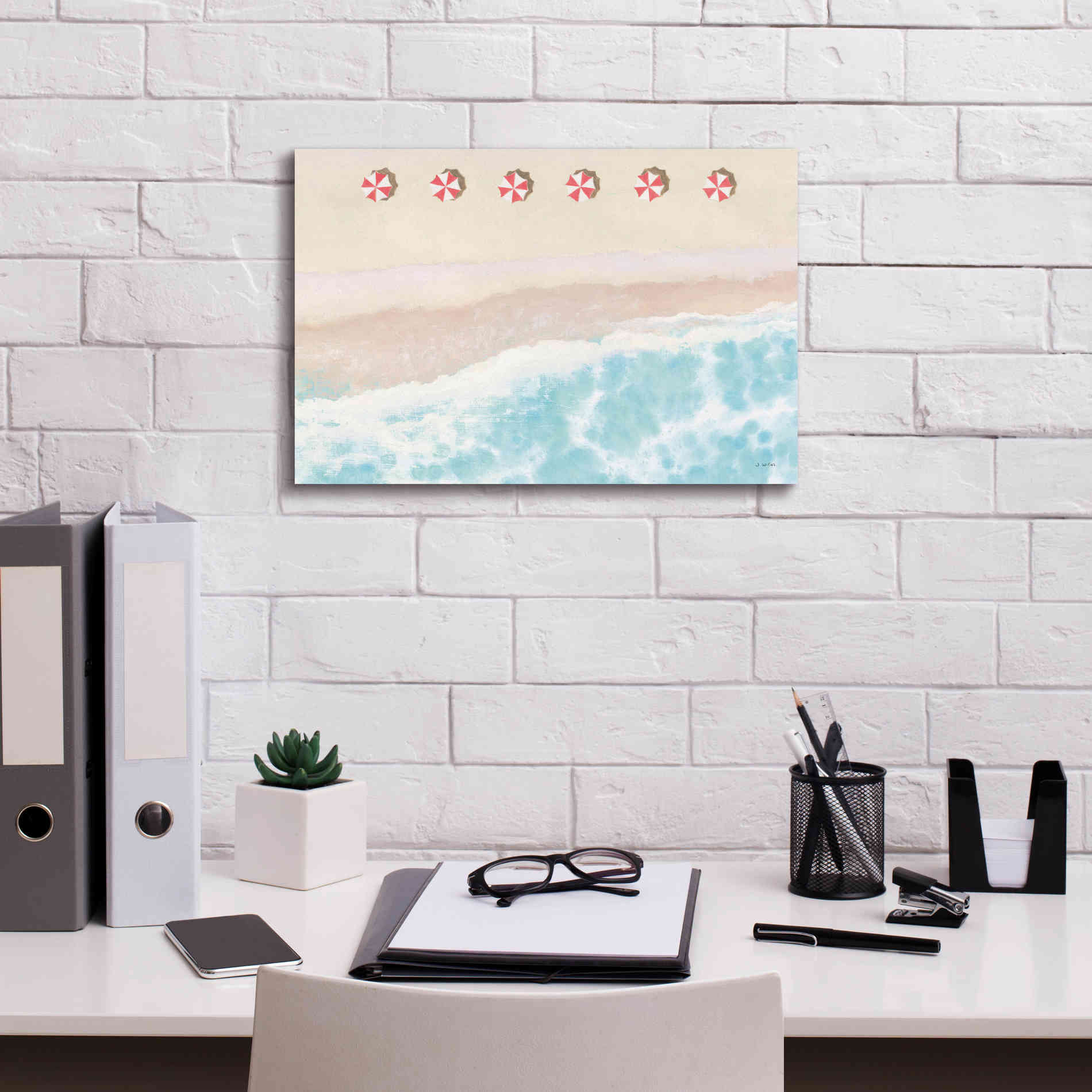 'Sky Seaview I' by James Wiens, Canvas Wall Art,18 x 12