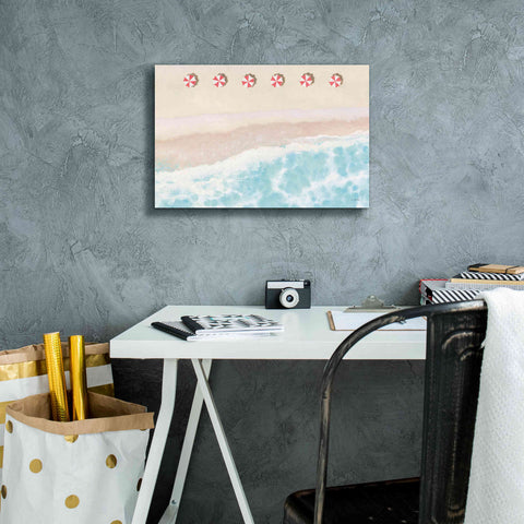 Image of 'Sky Seaview I' by James Wiens, Canvas Wall Art,18 x 12