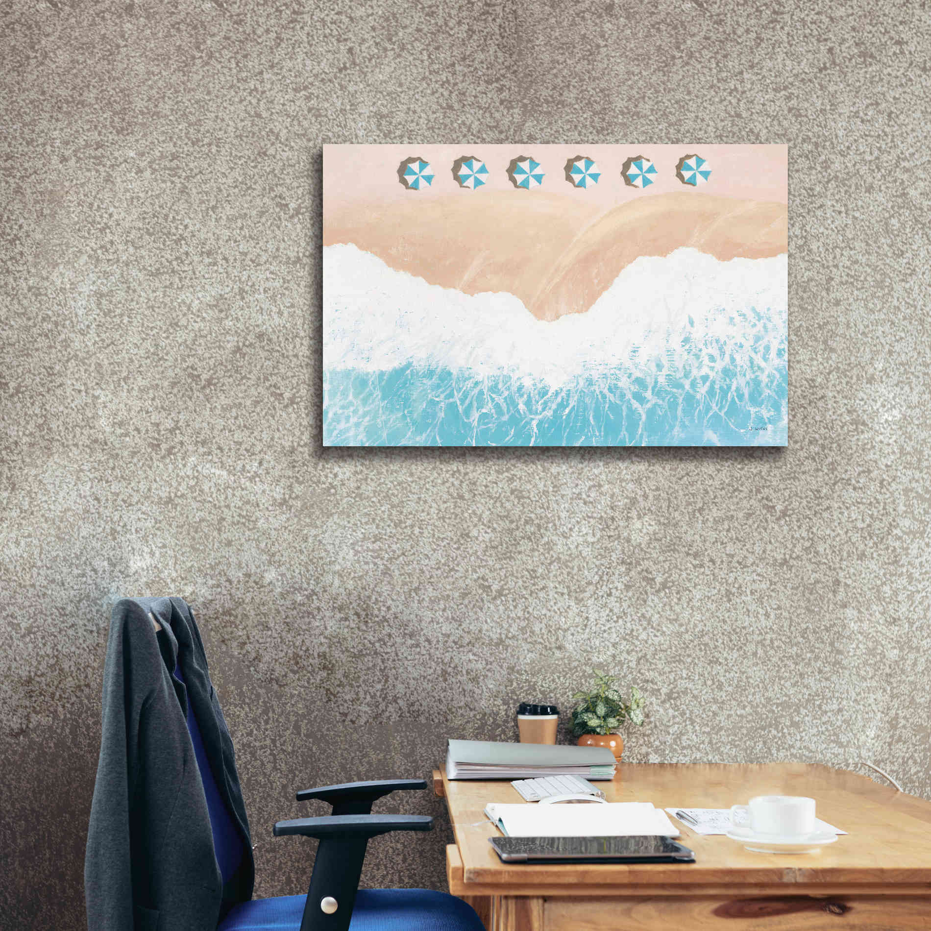 'Sky Seaview II' by James Wiens, Canvas Wall Art,40 x 26