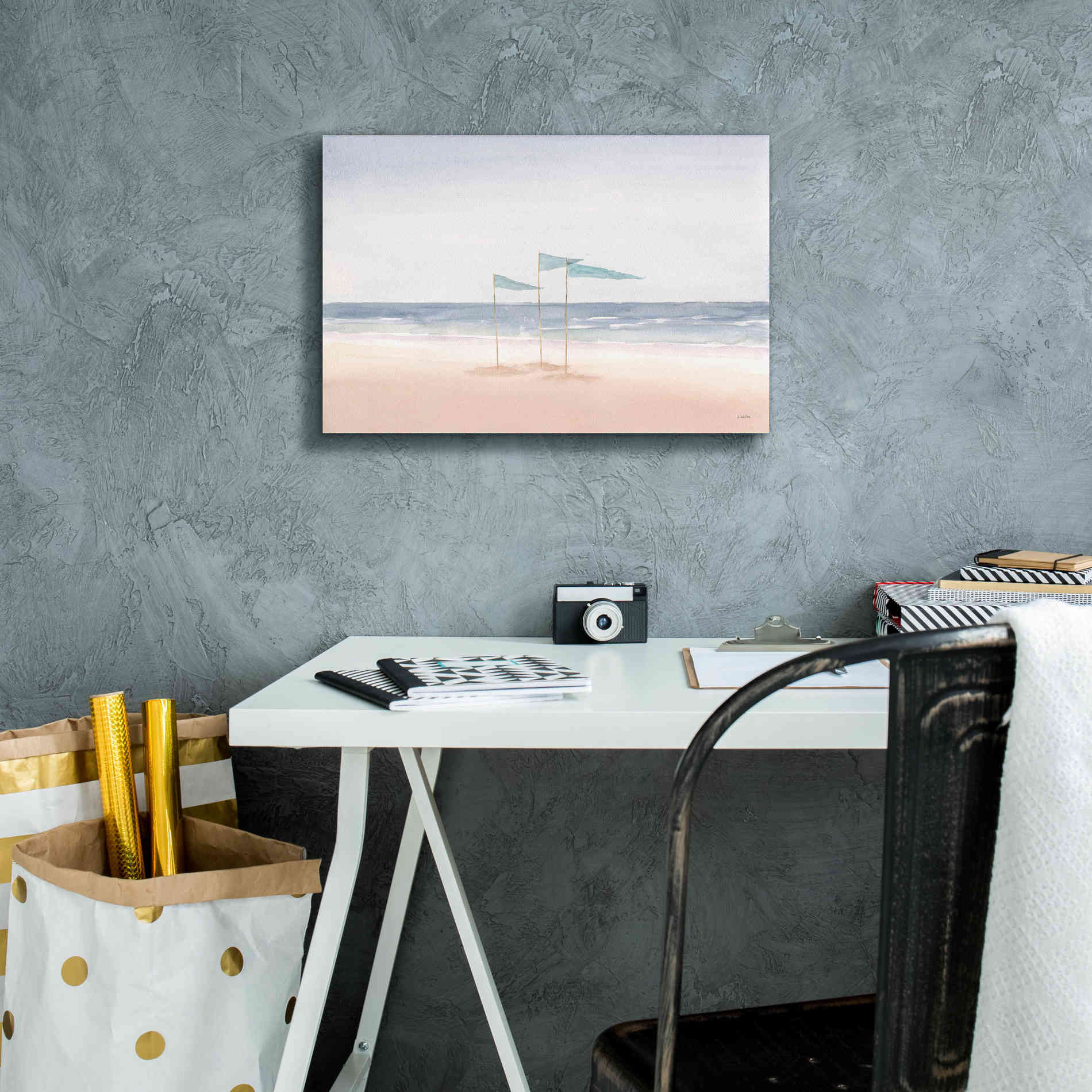 'Salento Coast I' by James Wiens, Canvas Wall Art,18 x 12
