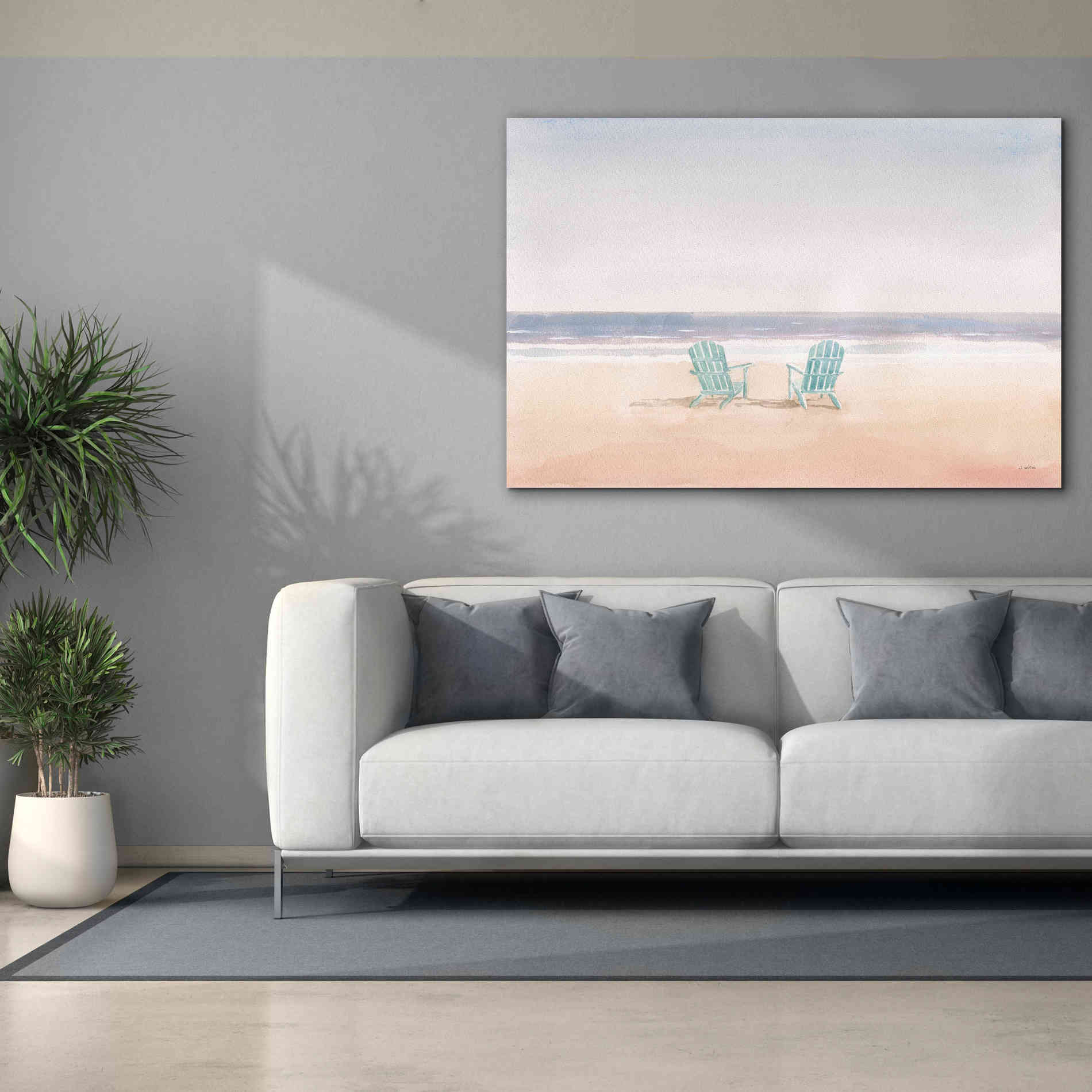 'Salento Coast II' by James Wiens, Canvas Wall Art,60 x 40