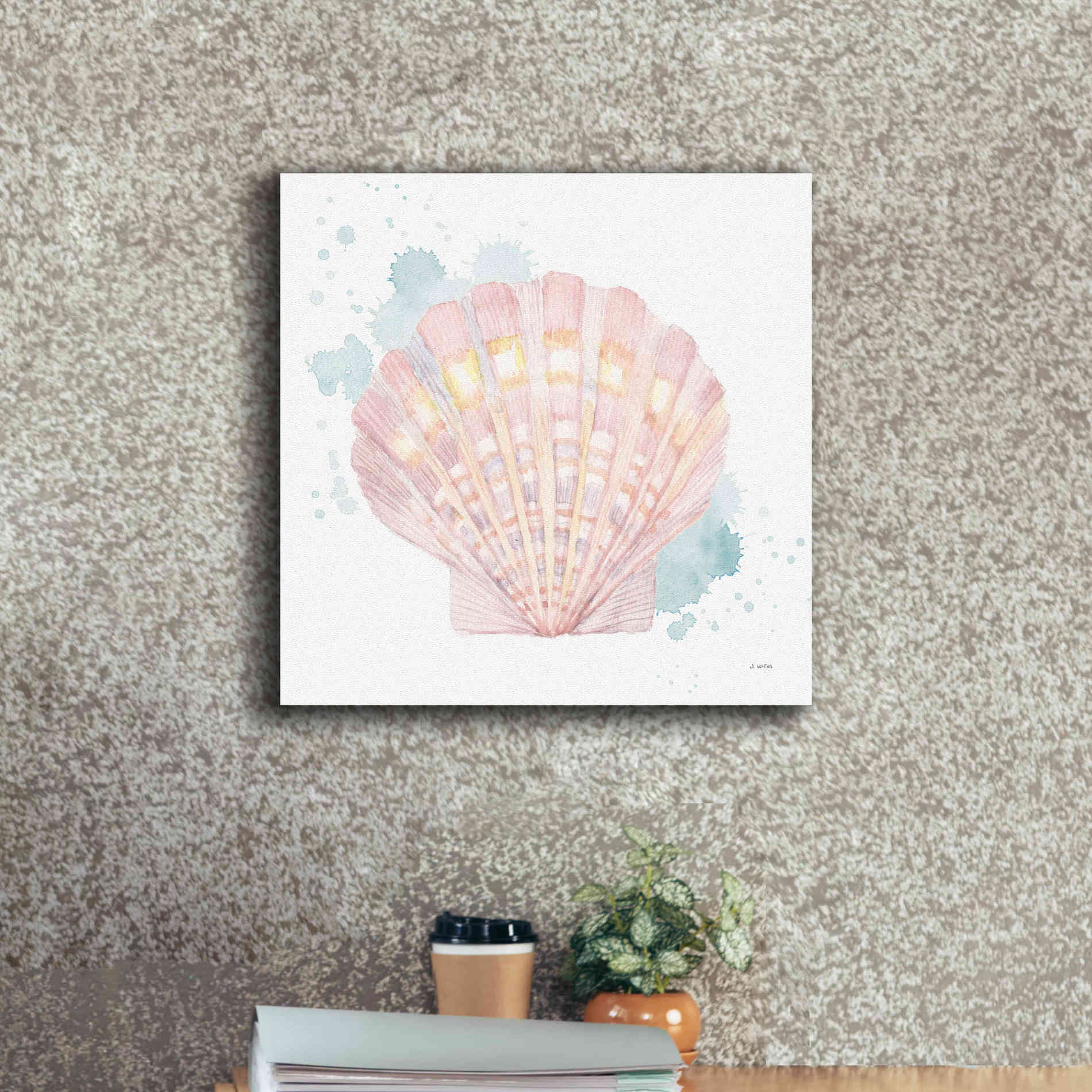 'Salento Coast III' by James Wiens, Canvas Wall Art,18 x 18