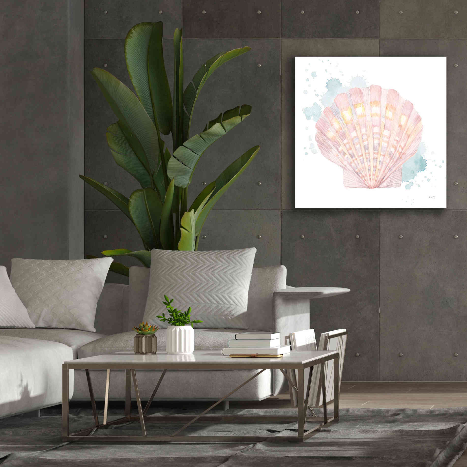 'Salento Coast III' by James Wiens, Canvas Wall Art,37 x 37