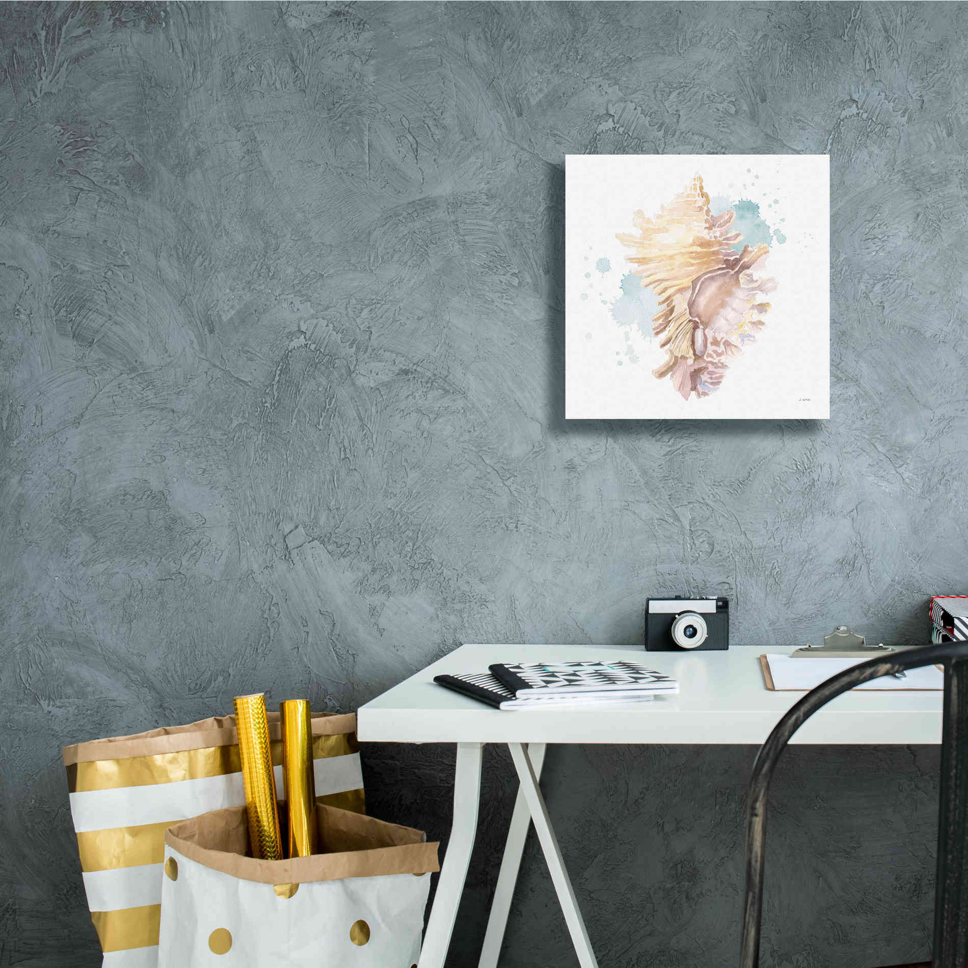 'Salento Coast IV' by James Wiens, Canvas Wall Art,12 x 12