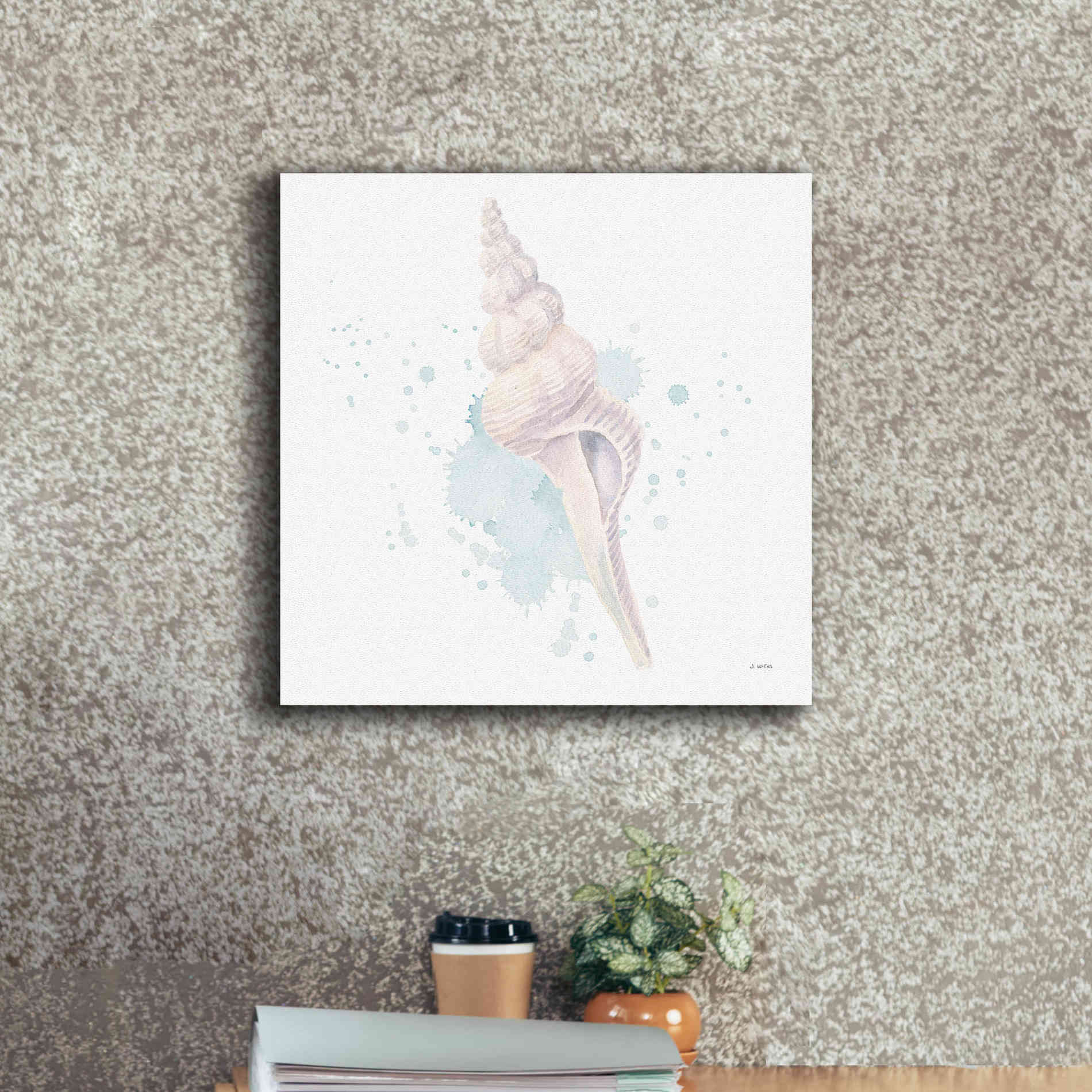 'Salento Coast V' by James Wiens, Canvas Wall Art,18 x 18