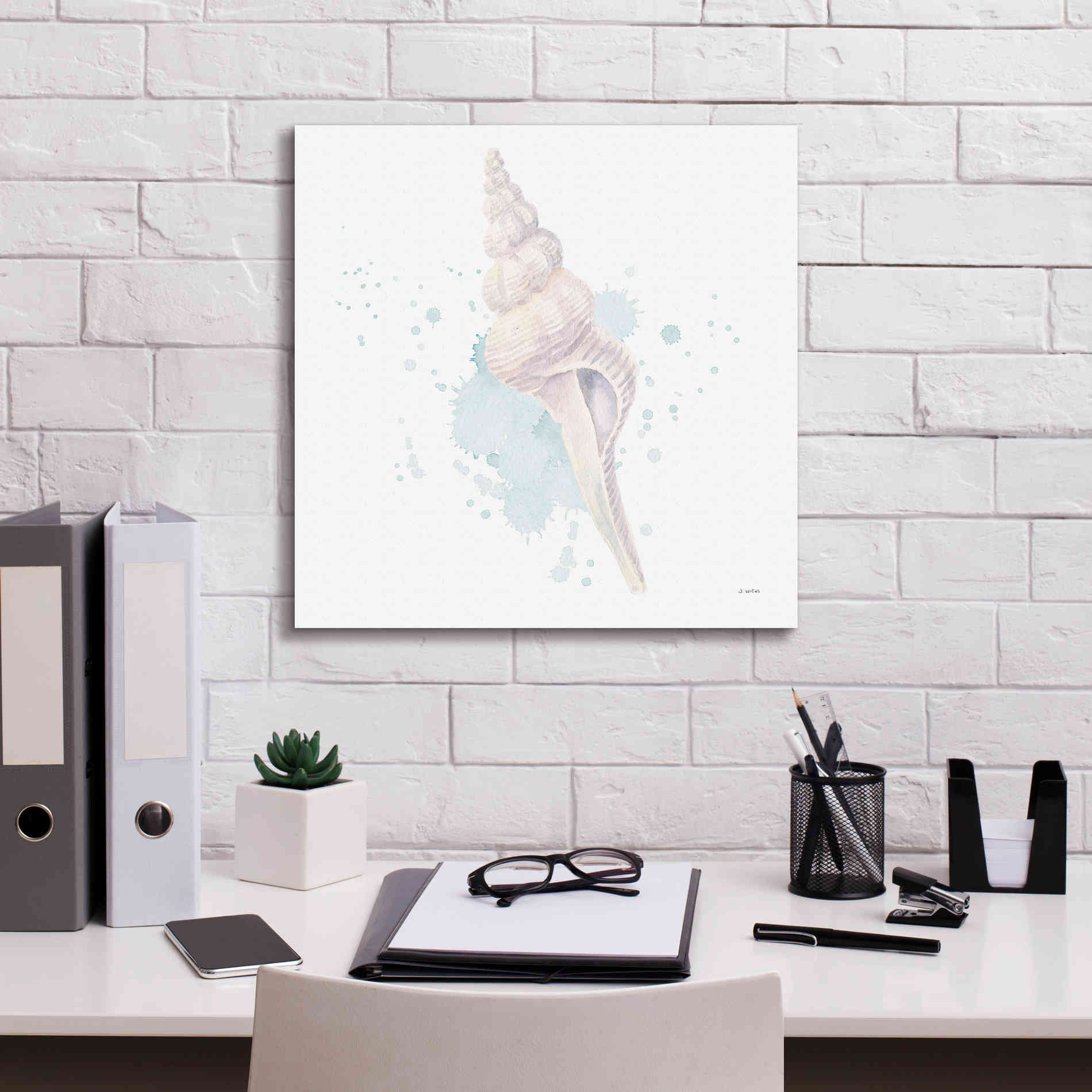 'Salento Coast V' by James Wiens, Canvas Wall Art,18 x 18