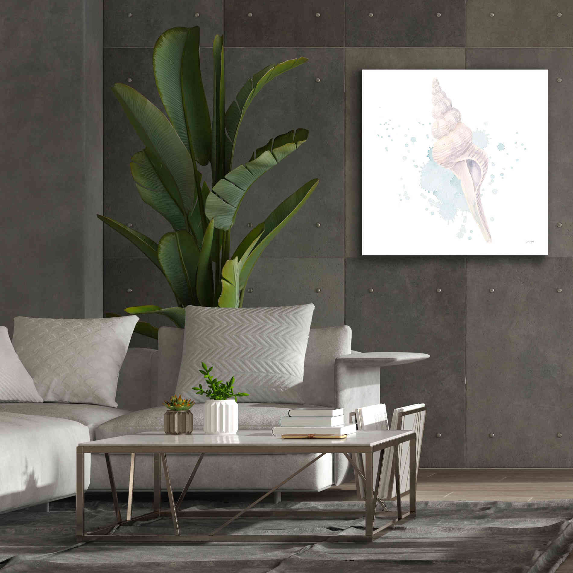 'Salento Coast V' by James Wiens, Canvas Wall Art,37 x 37