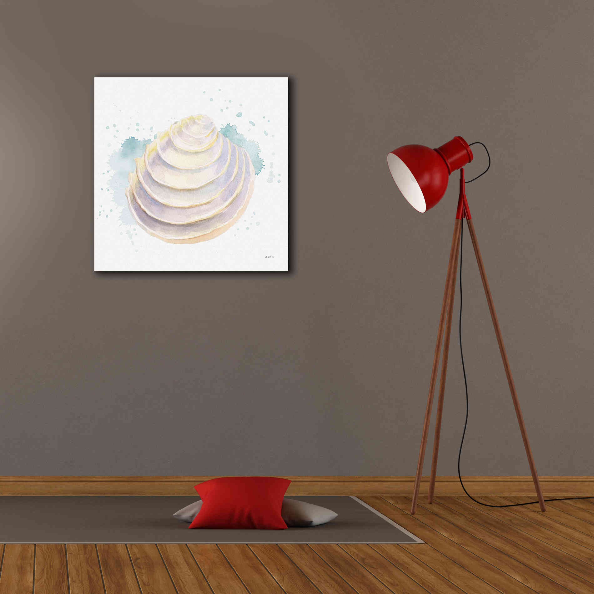 'Salento Coast VI' by James Wiens, Canvas Wall Art,26 x 26