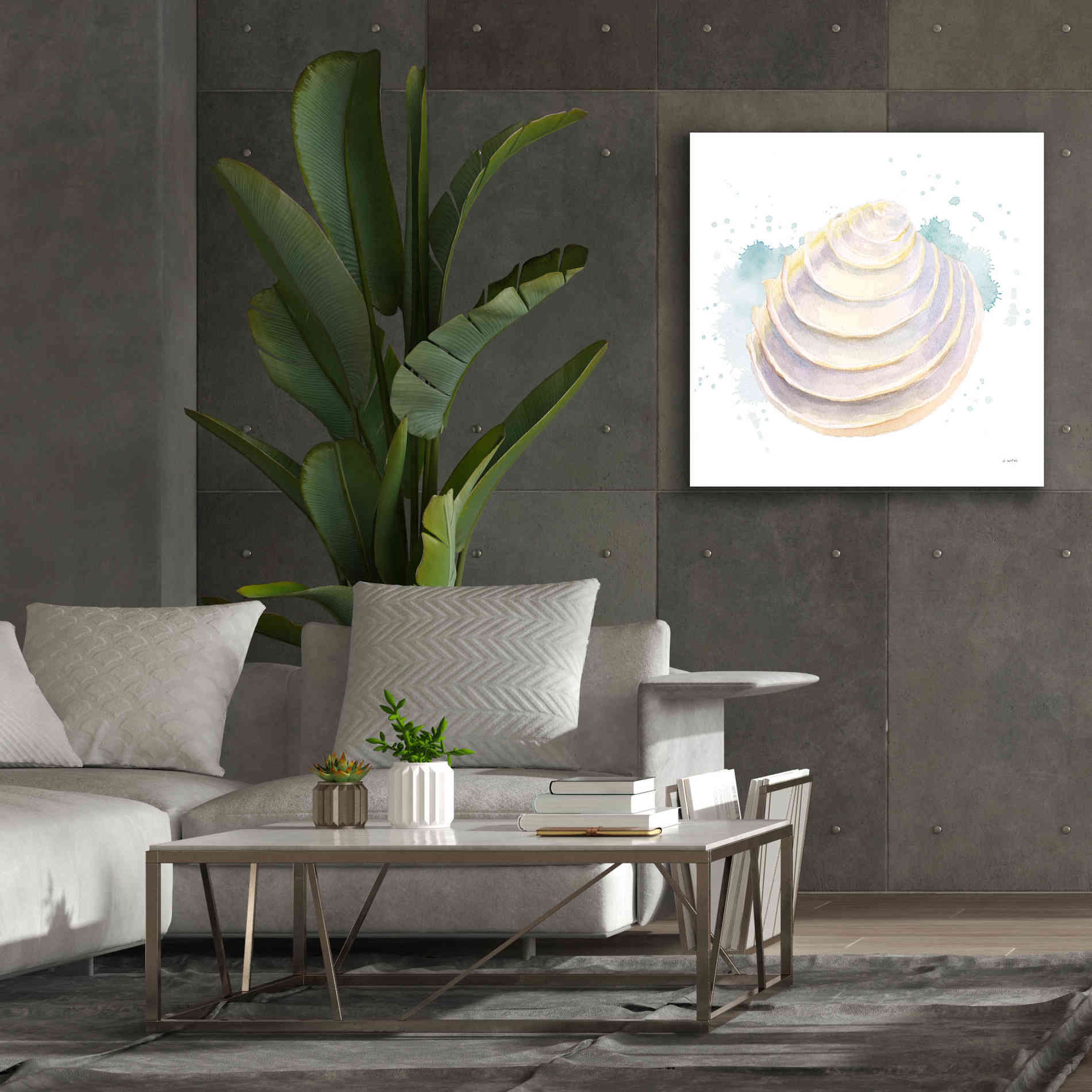'Salento Coast VI' by James Wiens, Canvas Wall Art,37 x 37