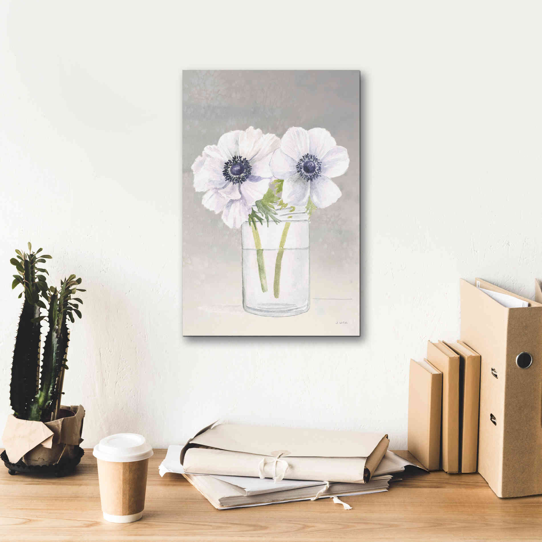 'Tranquil Blossoms I' by James Wiens, Canvas Wall Art,12 x 18