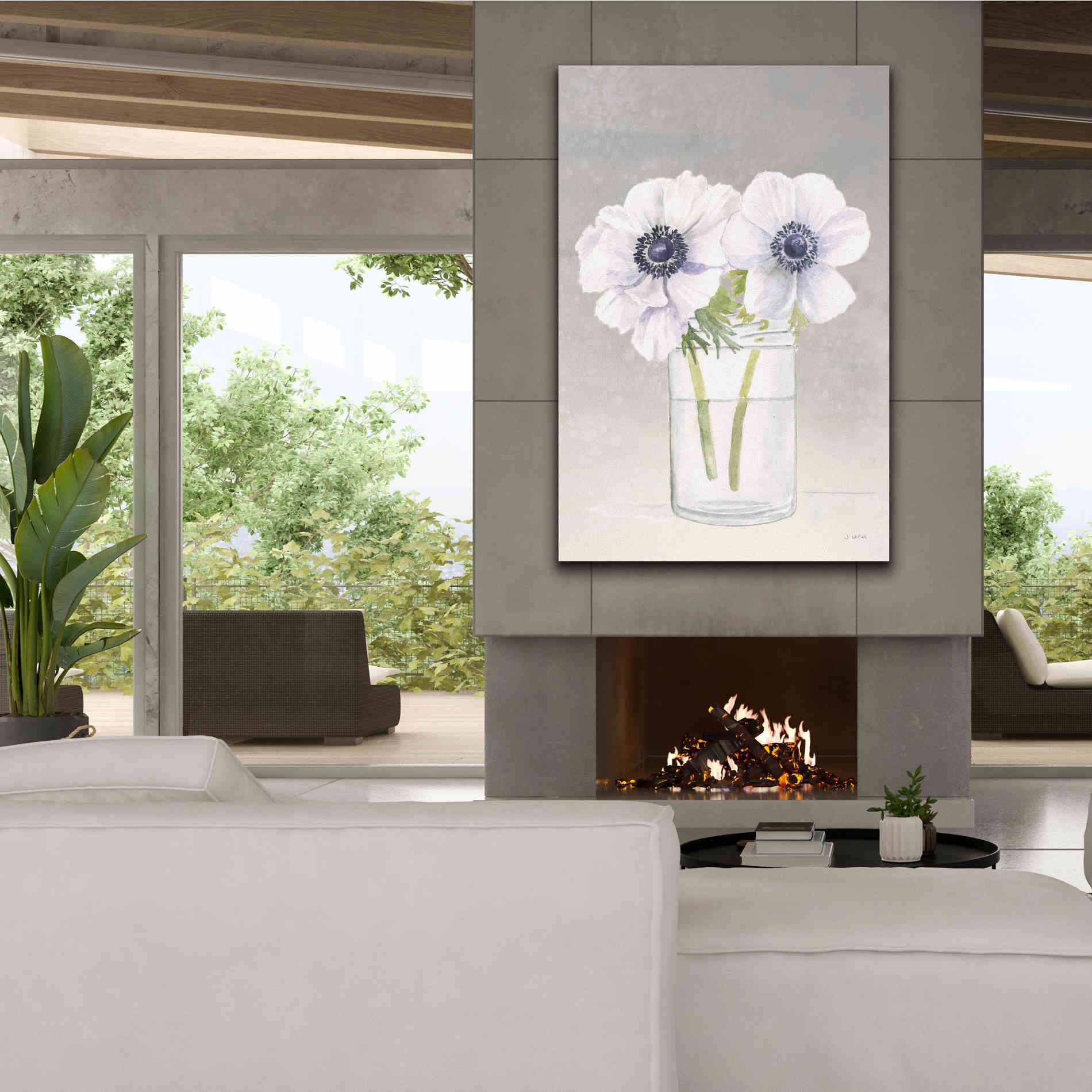 'Tranquil Blossoms I' by James Wiens, Canvas Wall Art,40 x 60
