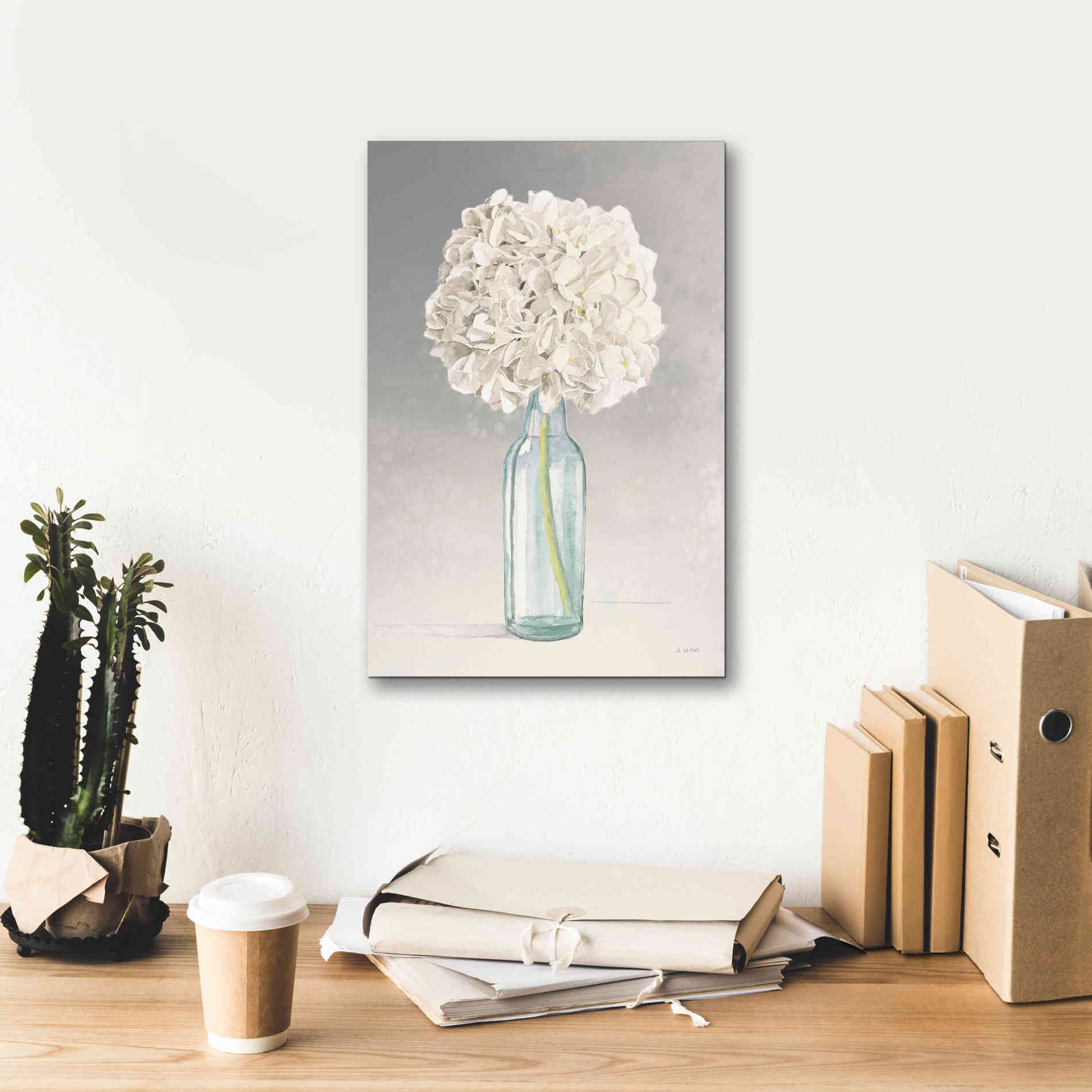 'Tranquil Blossoms II' by James Wiens, Canvas Wall Art,12 x 18