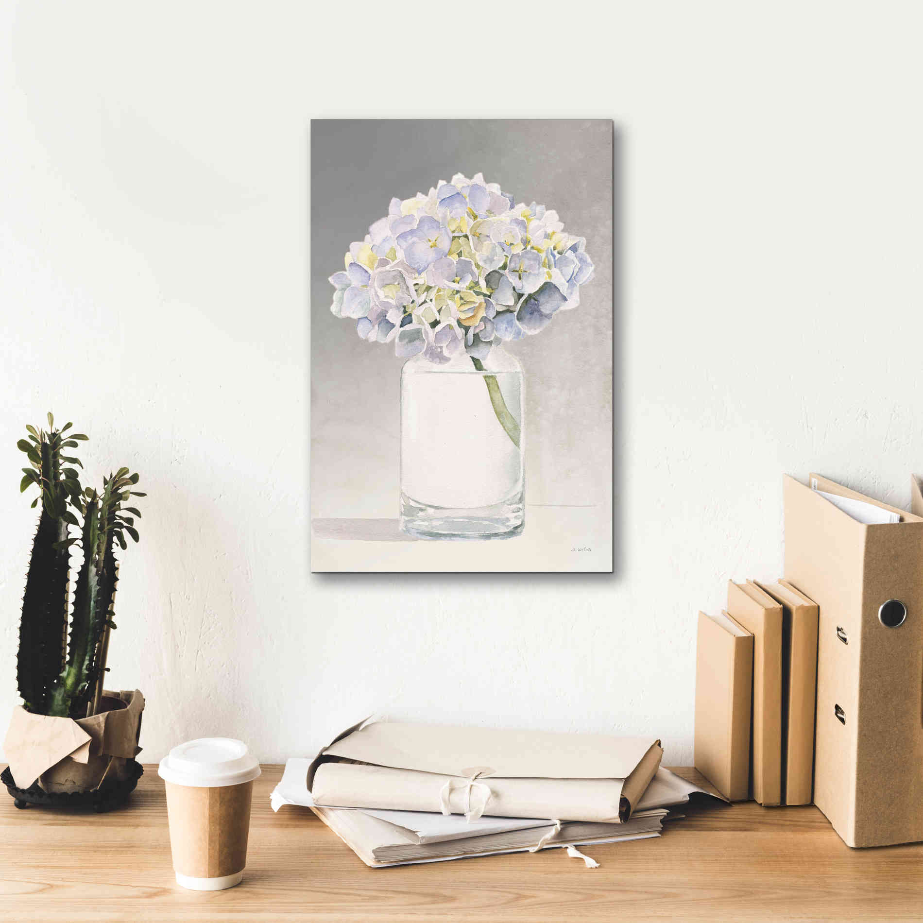 'Tranquil Blossoms III' by James Wiens, Canvas Wall Art,12 x 18