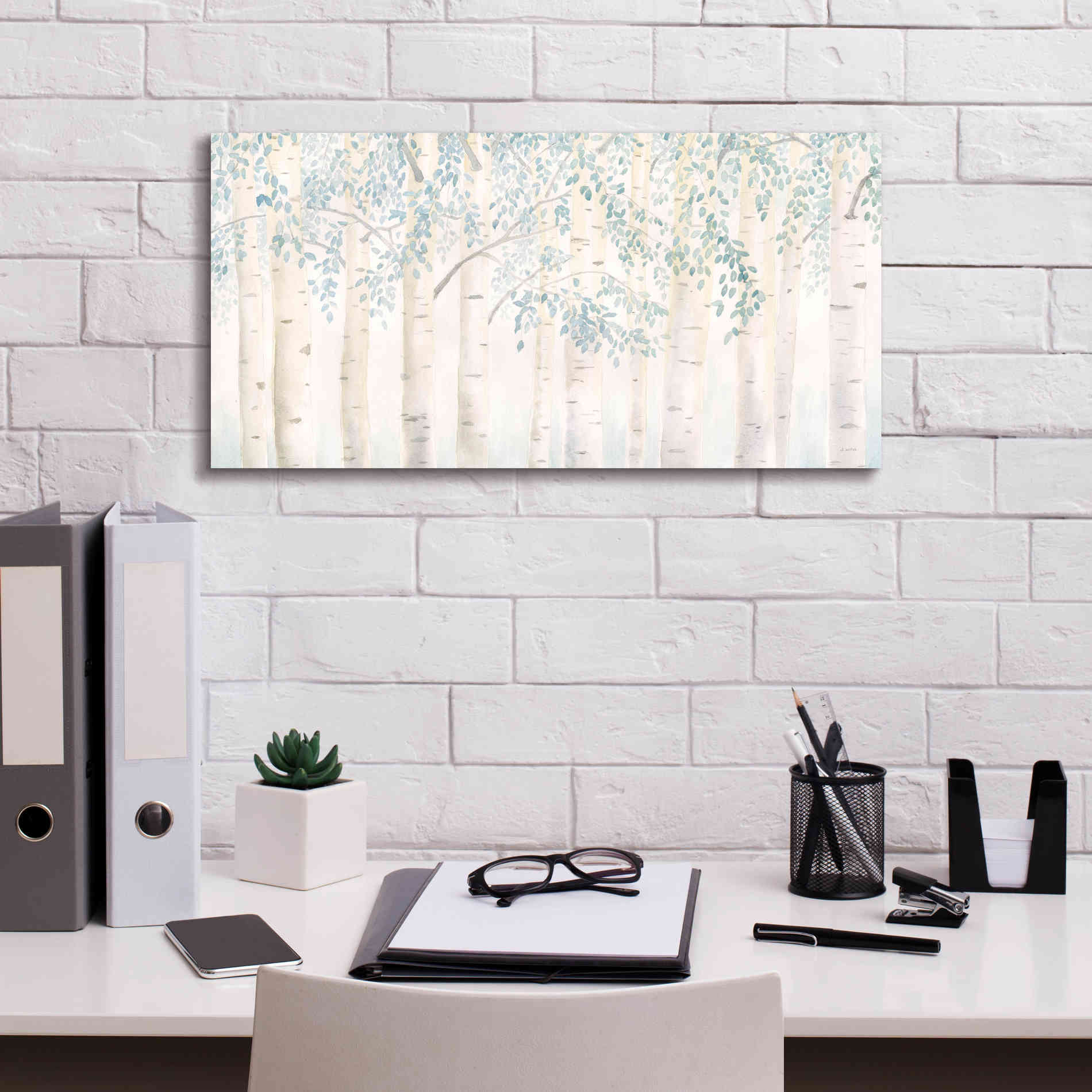 'Fresh Forest' by James Wiens, Canvas Wall Art,24 x 12