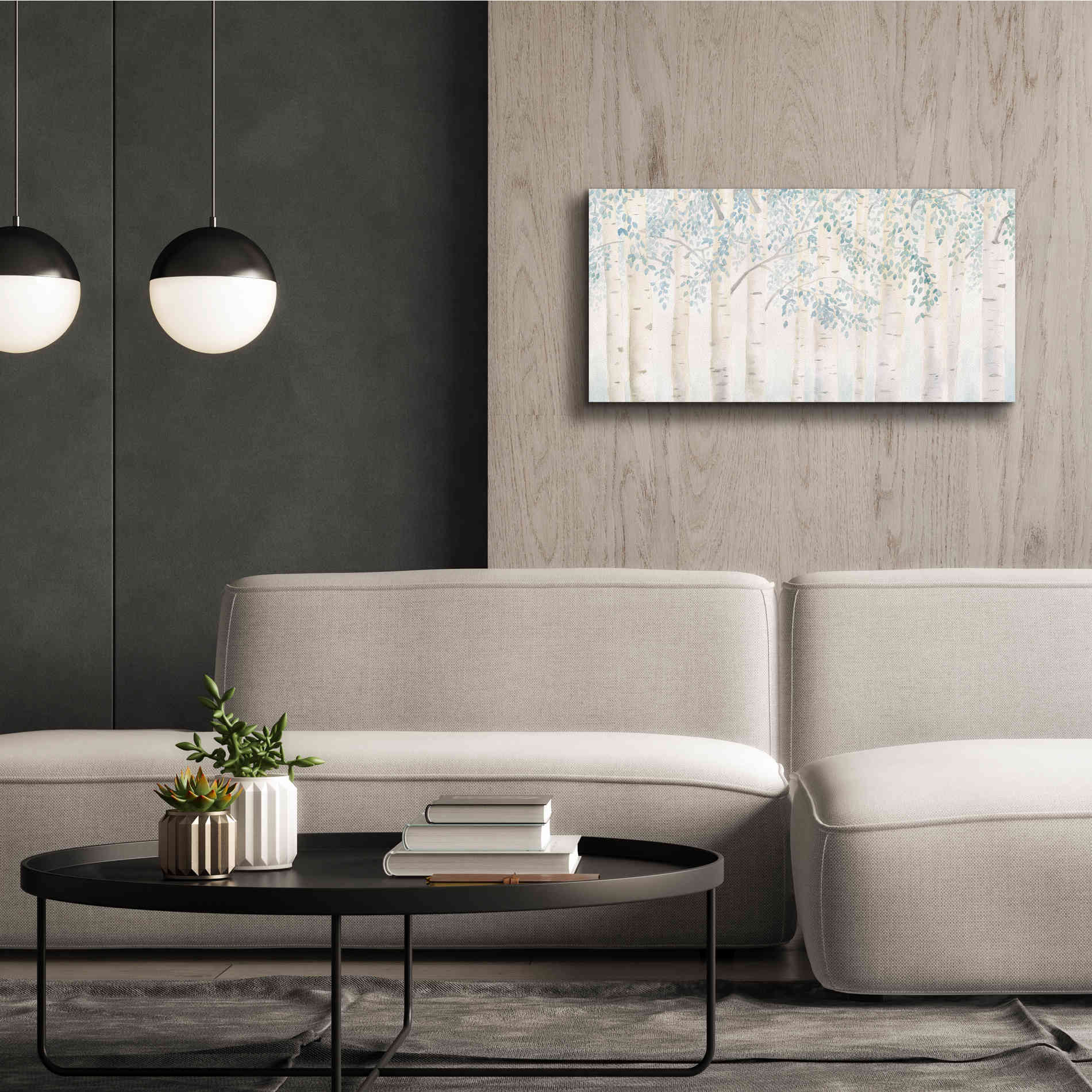 'Fresh Forest' by James Wiens, Canvas Wall Art,40 x 20