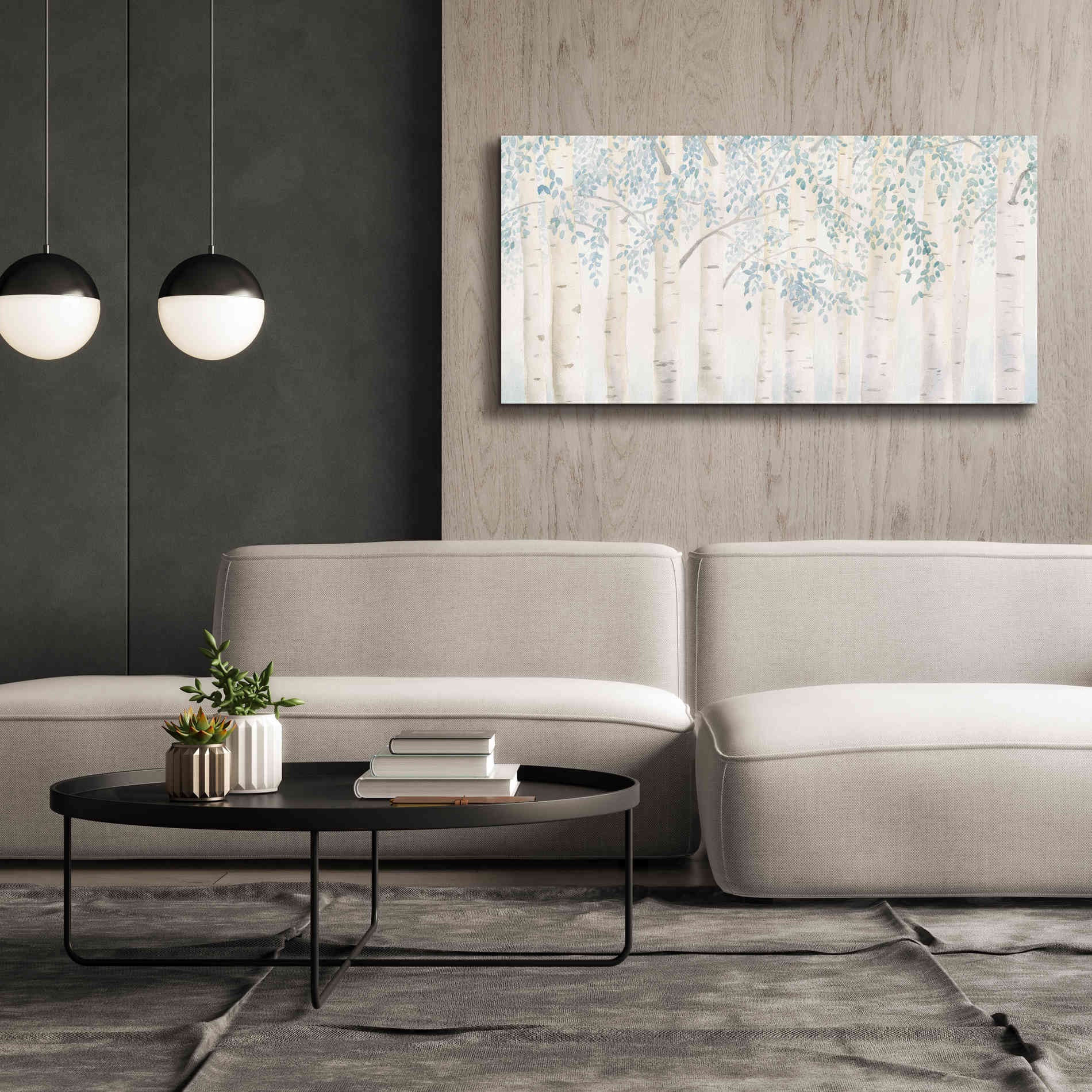 'Fresh Forest' by James Wiens, Canvas Wall Art,60 x 30